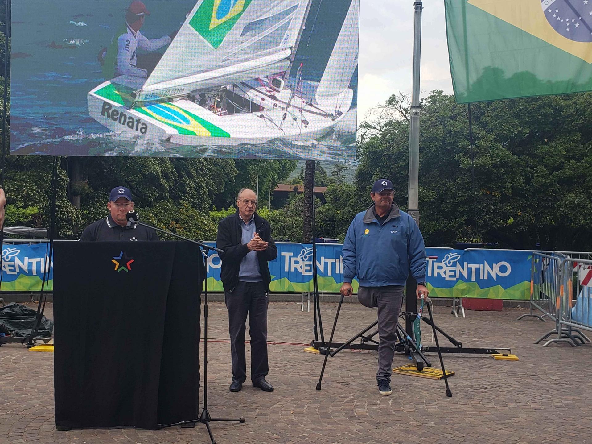 Lars Grael recebe homenagem na Itália