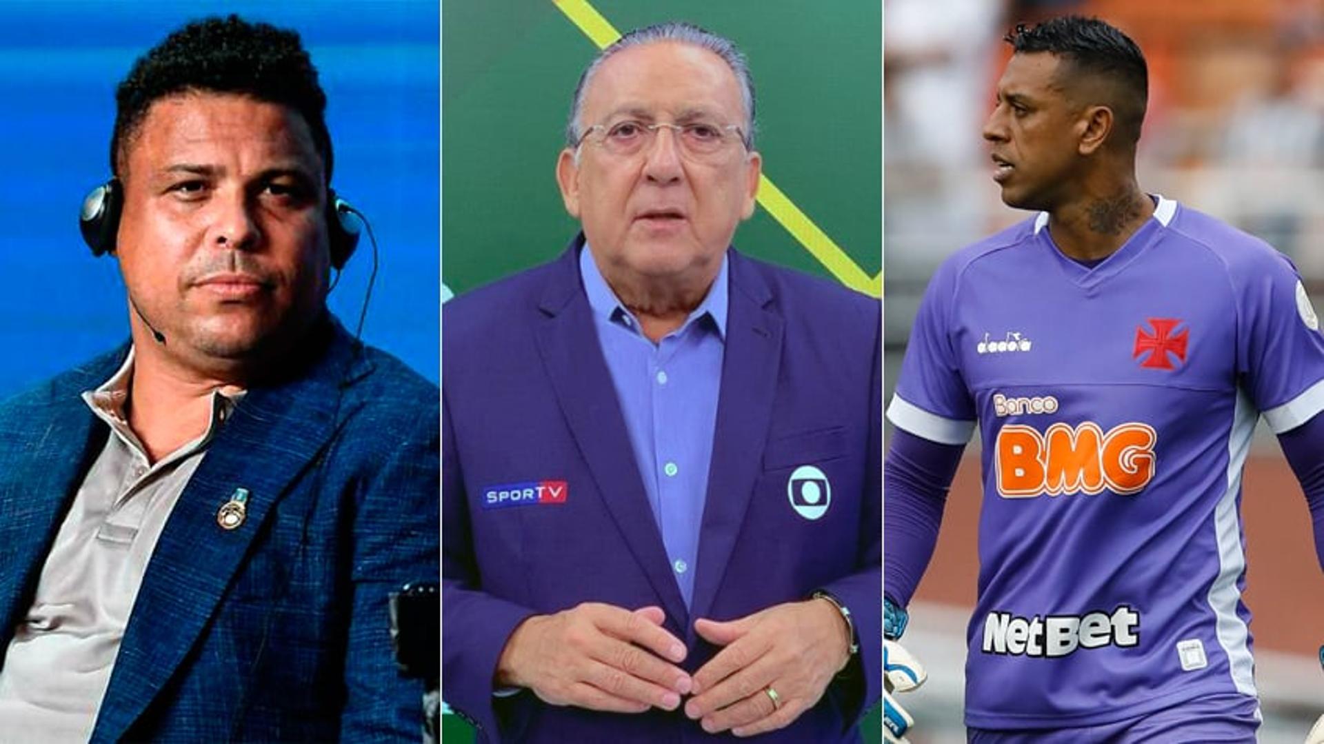 Montagem - Ronaldo, Galvão e Sidão