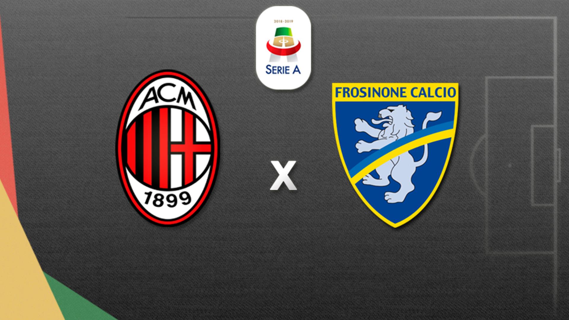 Apresentação - Milan x Frosinone