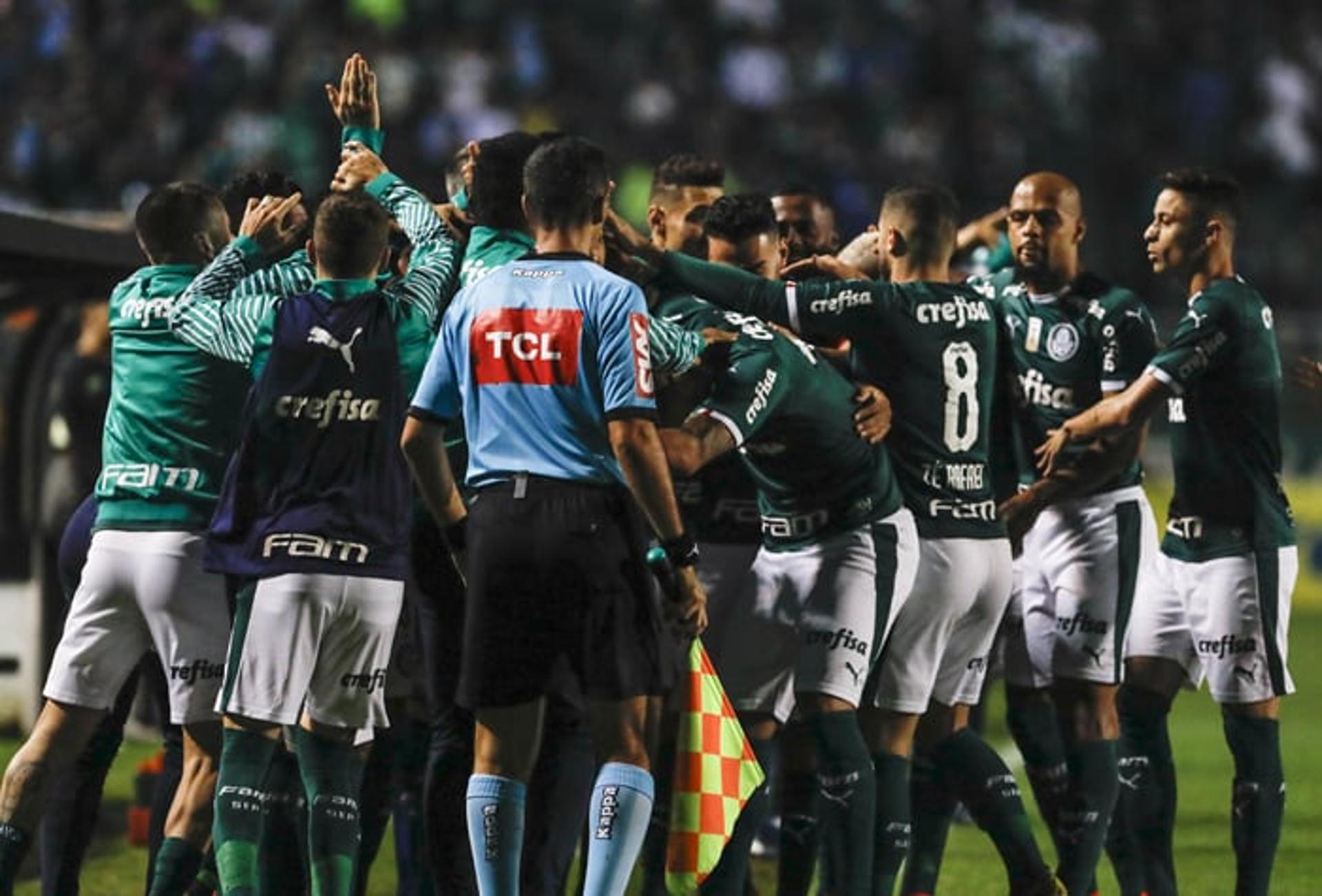 Palmeiras x Santos - Comemoração