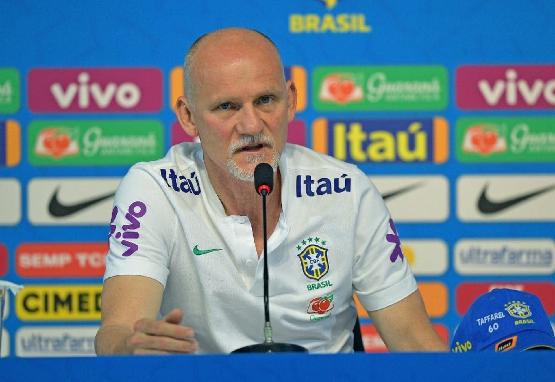 Taffarel - Coletiva Seleção Brasileira