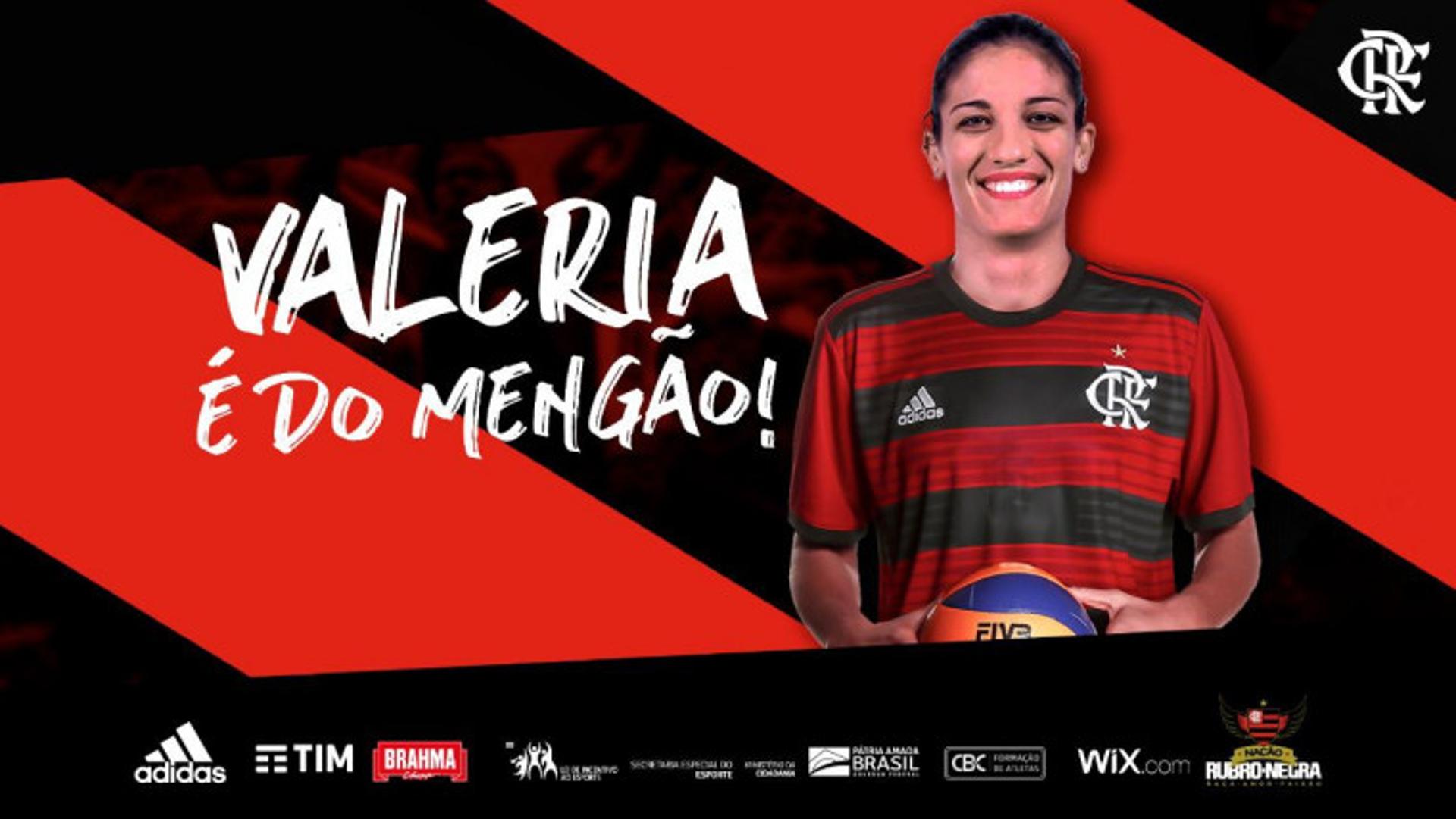 Valéria Papa, ex-Scandicci, foi anunciada pelo Flamengo