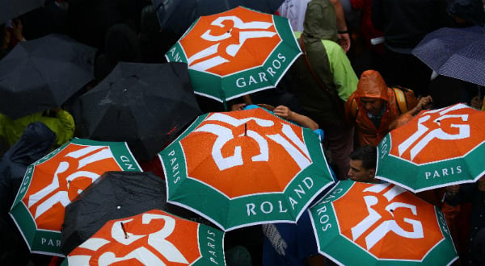 Chuva em Roland Garros