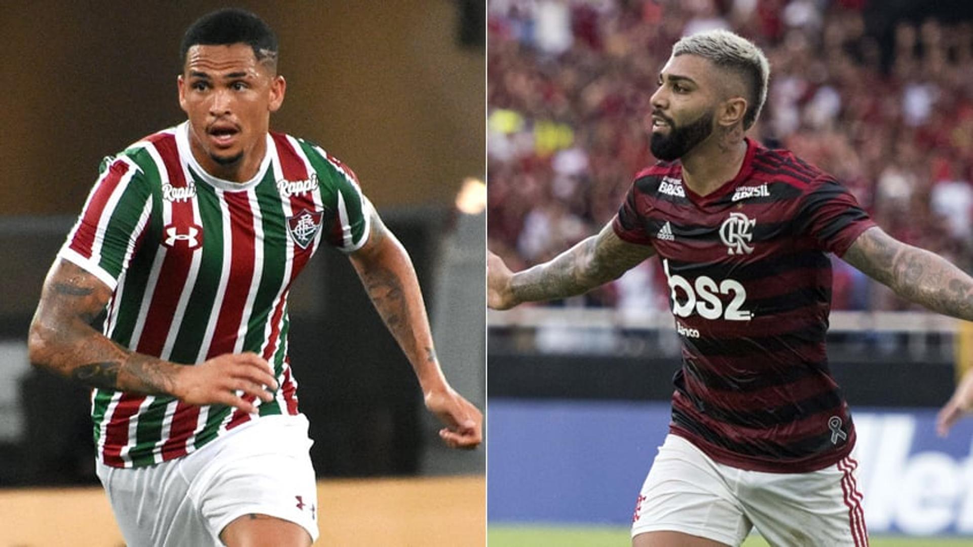 Montagem - Luciano e Gabigol