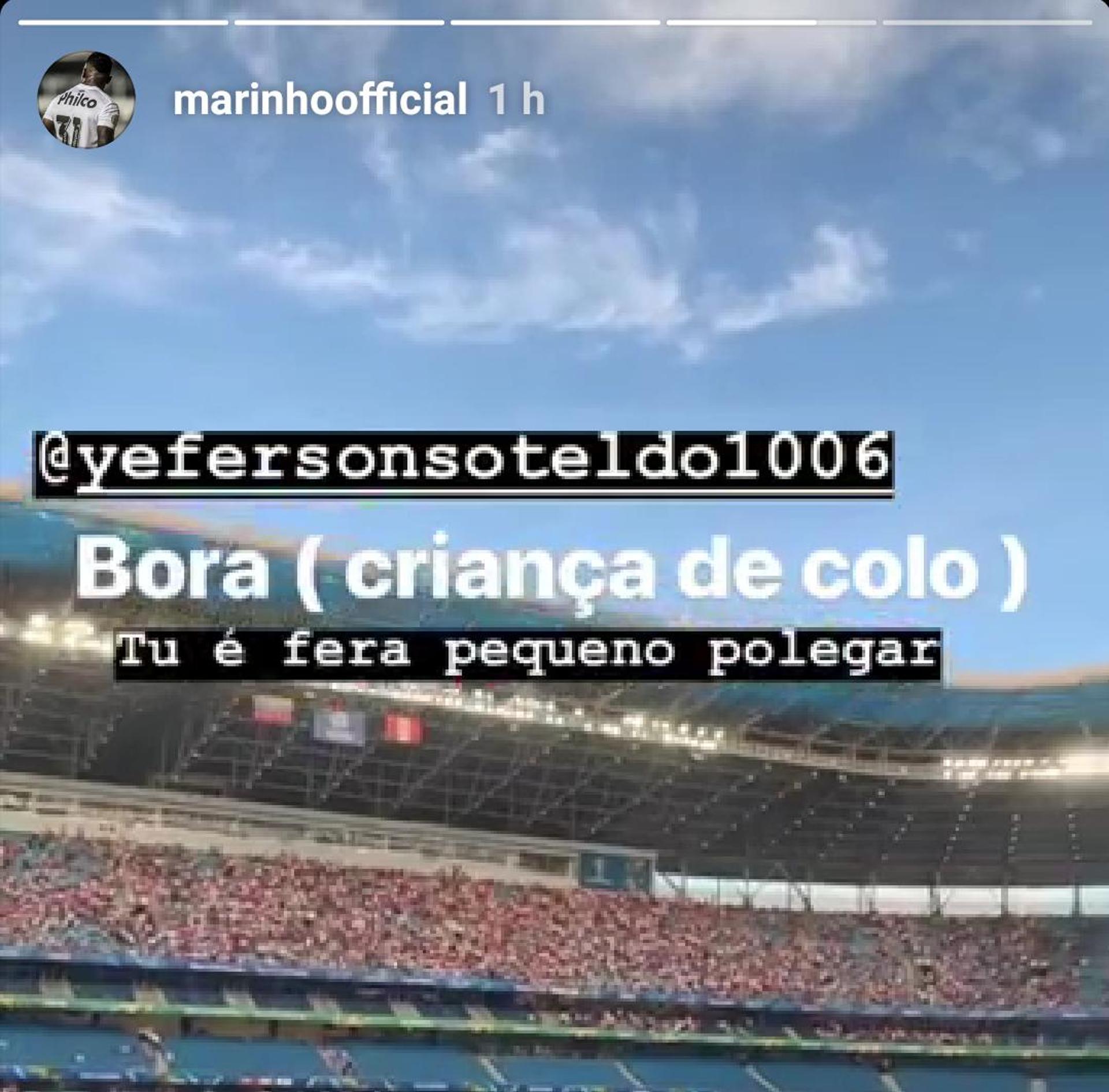 Marinho e Soteldo (Instagram)