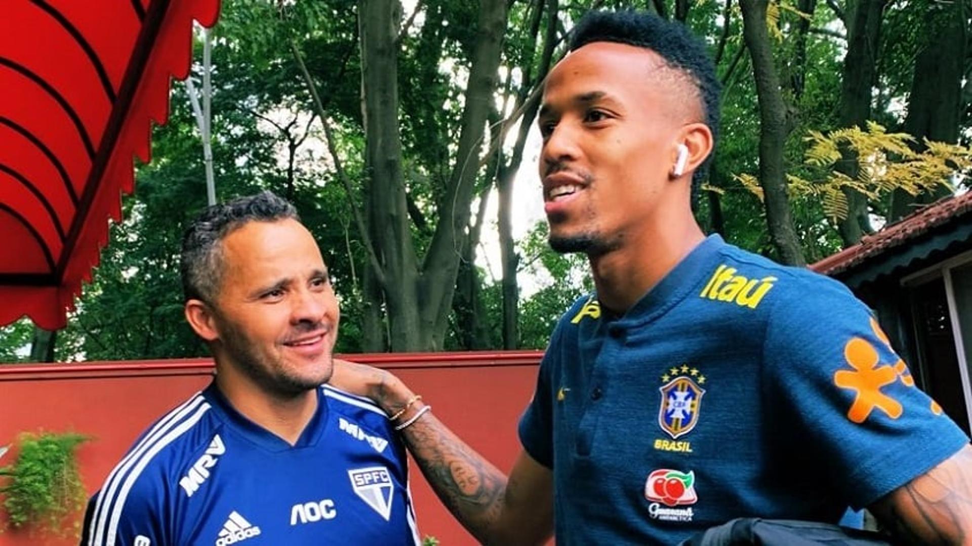 Militão no CT da Barra Funda