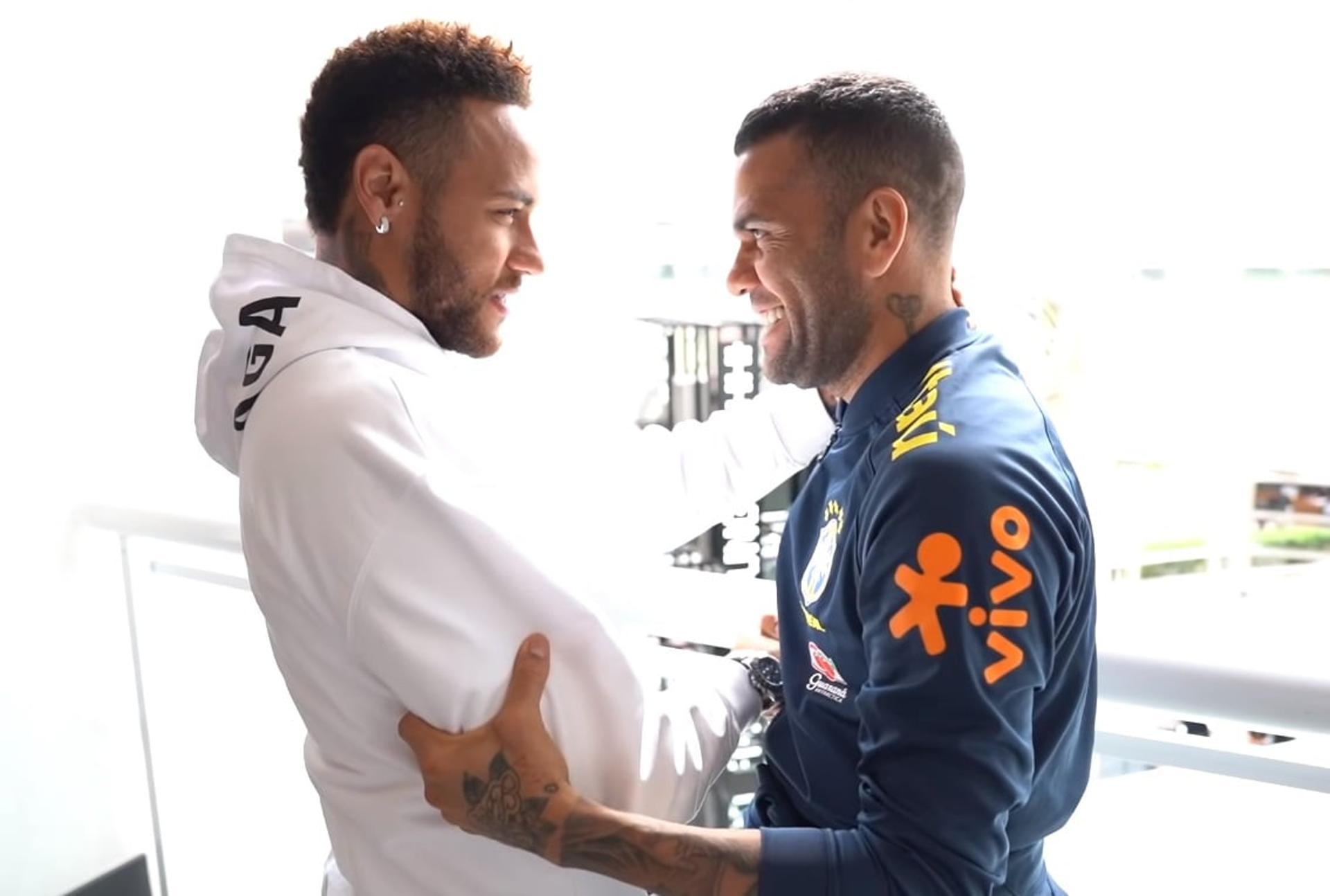 Neymar e Daniel Alves