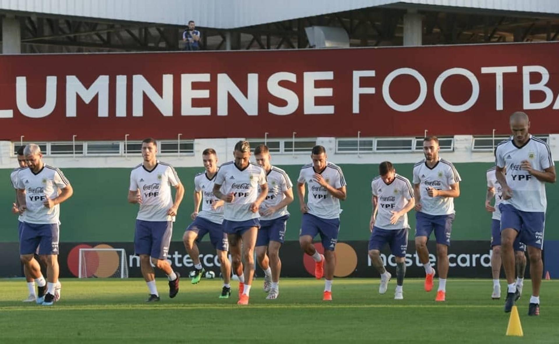 Treino Argentina CT Fluminense