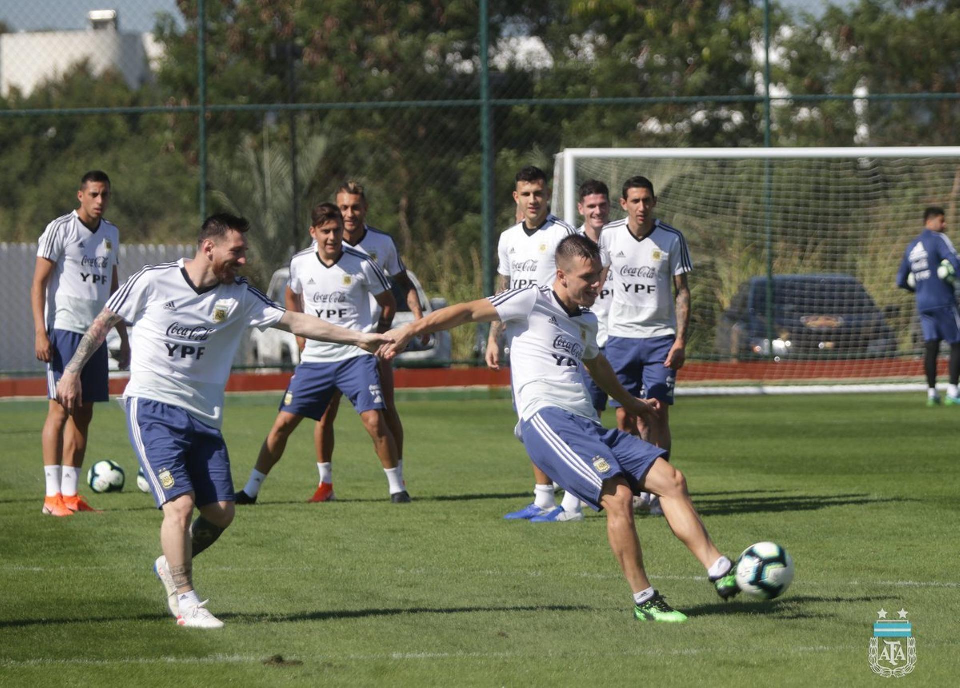 Treino Argentina