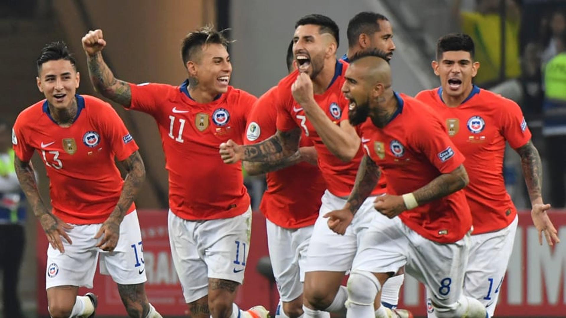 Confira a seguir a galeria especial do LANCE! com imagens da classificação do Chile à semifinal da Copa América