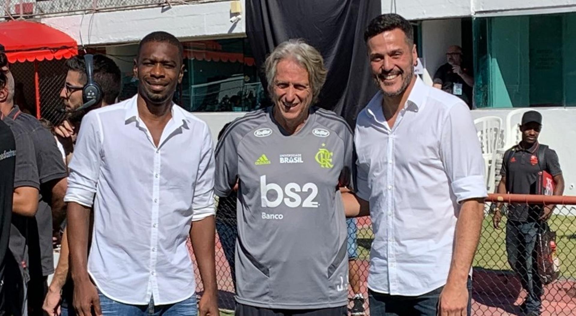 Jorge Jesus, Júlio Cesar e Juan