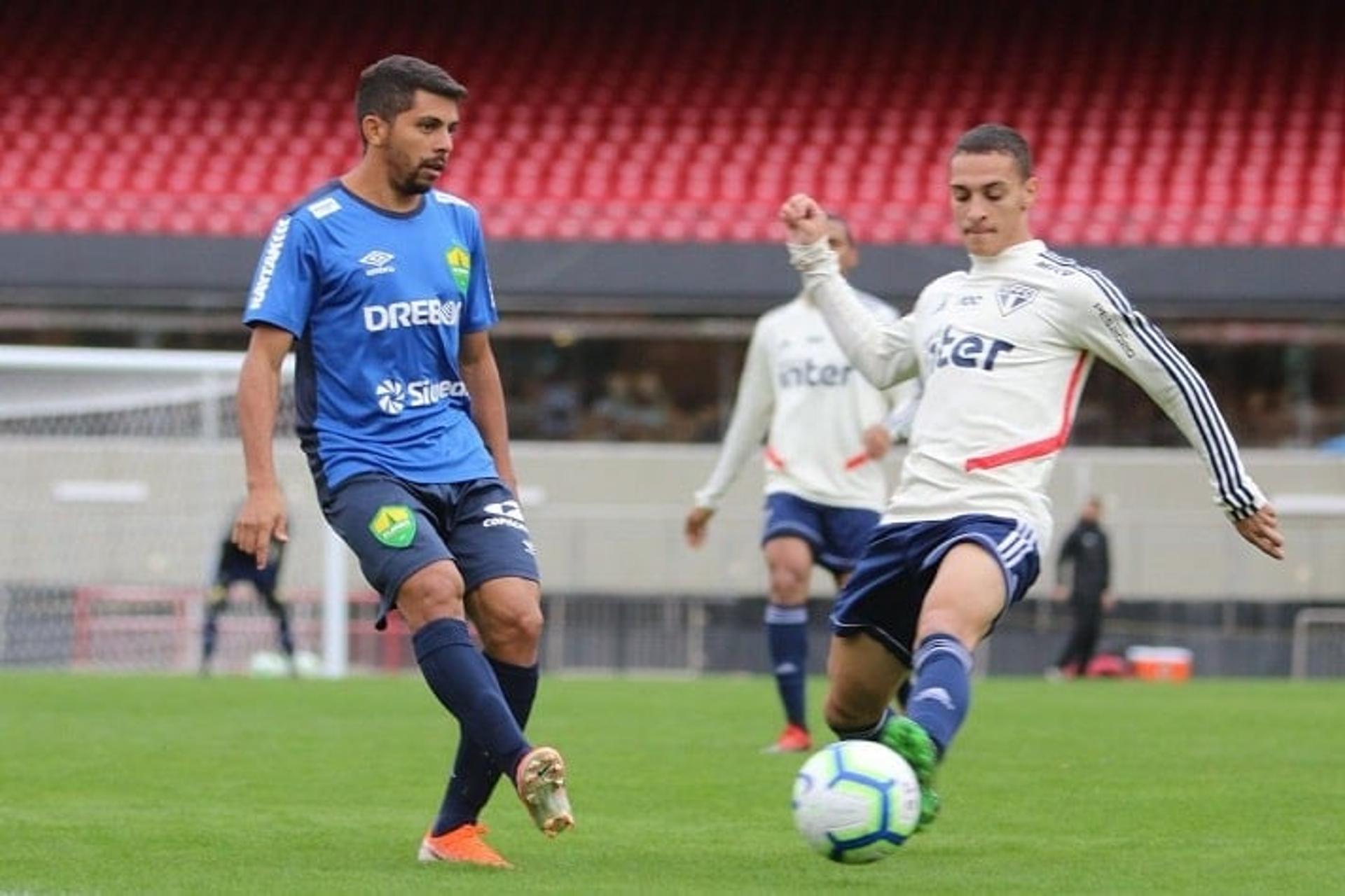 São Paulo x Cuiabá - jogo-treino