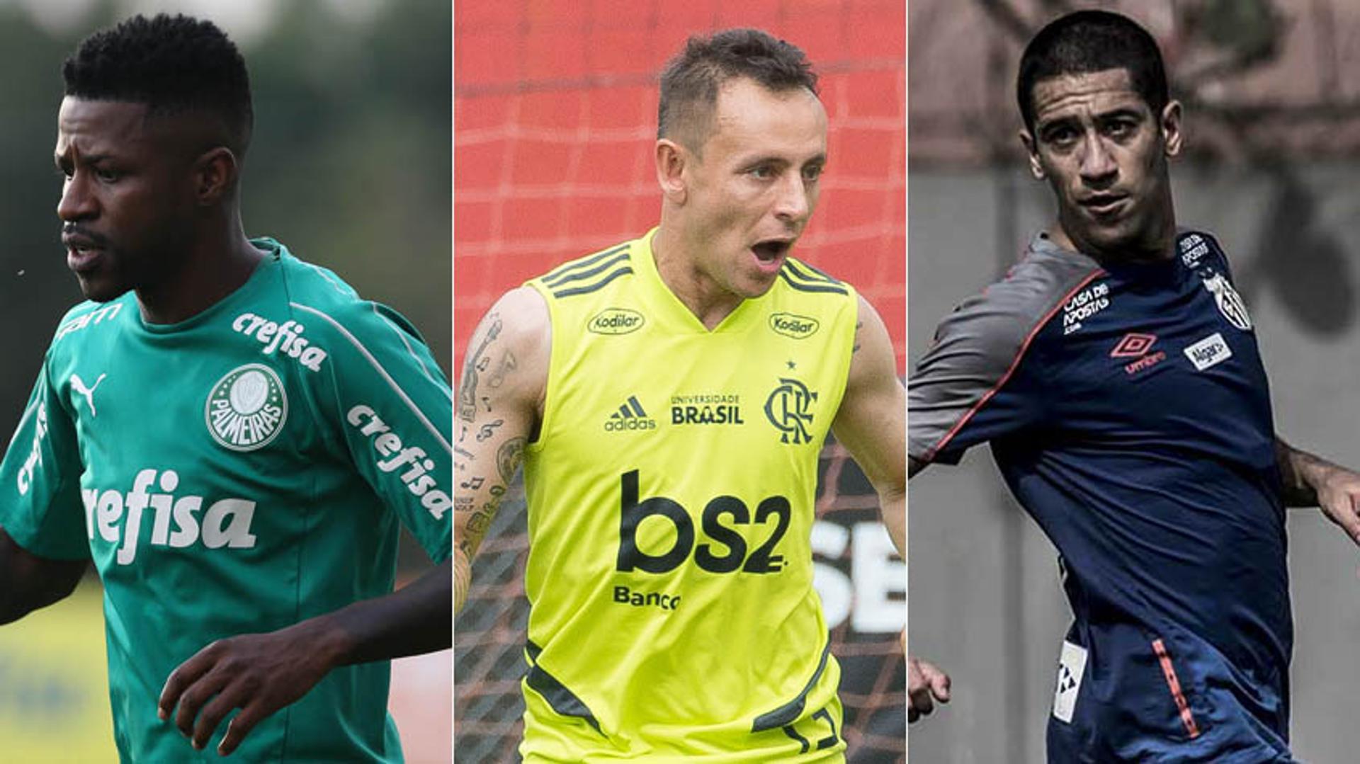 O mercado de transferências foi movimentado durante a parada da Copa América. O Palmeiras trouxe o meia Ramires, Flamengo contratou lateral Rafinha e o Santos trouxe Evandro, que estava no futebol inglês. LANCE! mostra o vaivém dos clubes do Brasileirão durante a pausa.