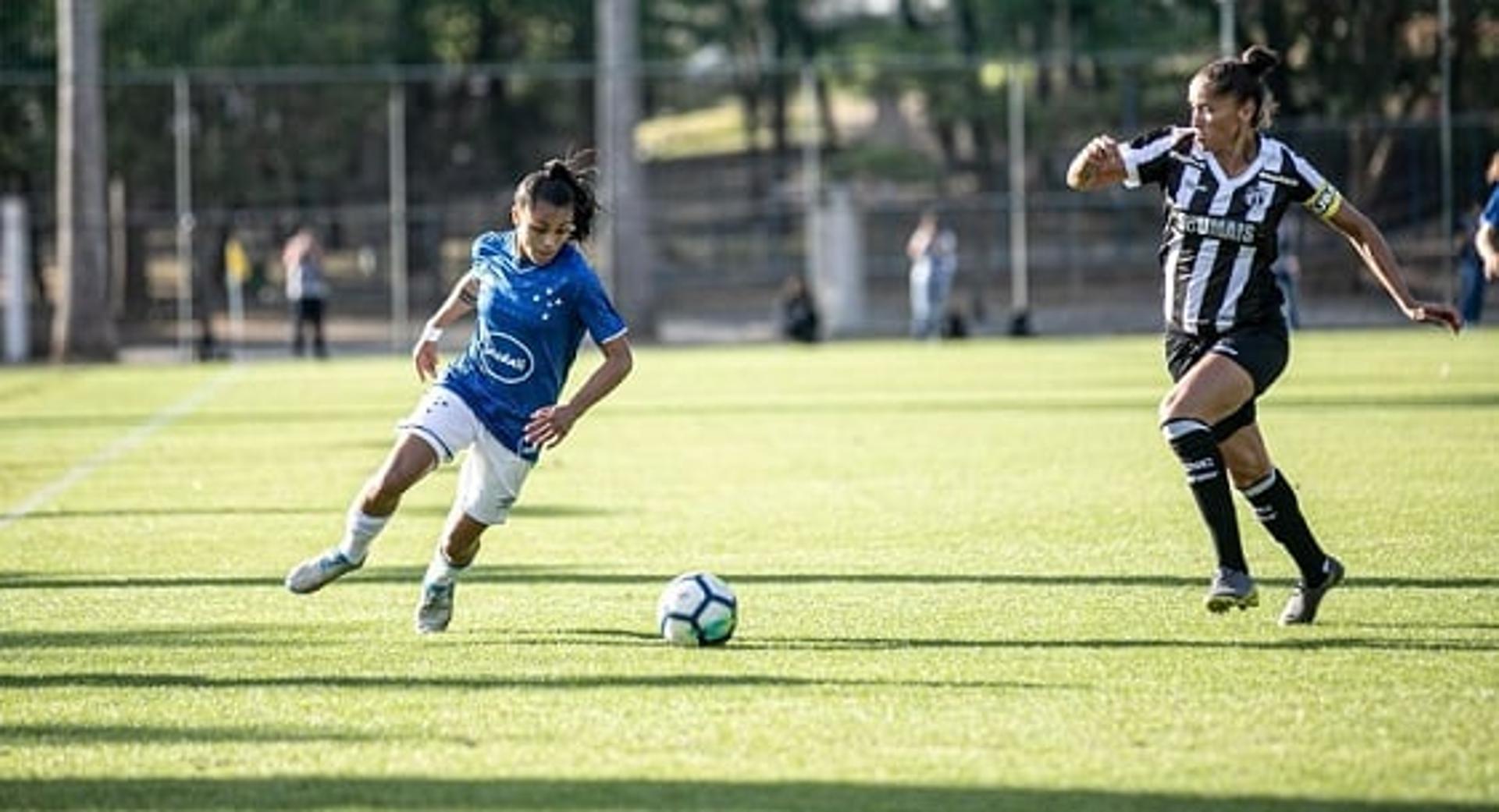 As meninas do Cruzeiro já chegaram na elite do futebol feminino em sua primeira temporada