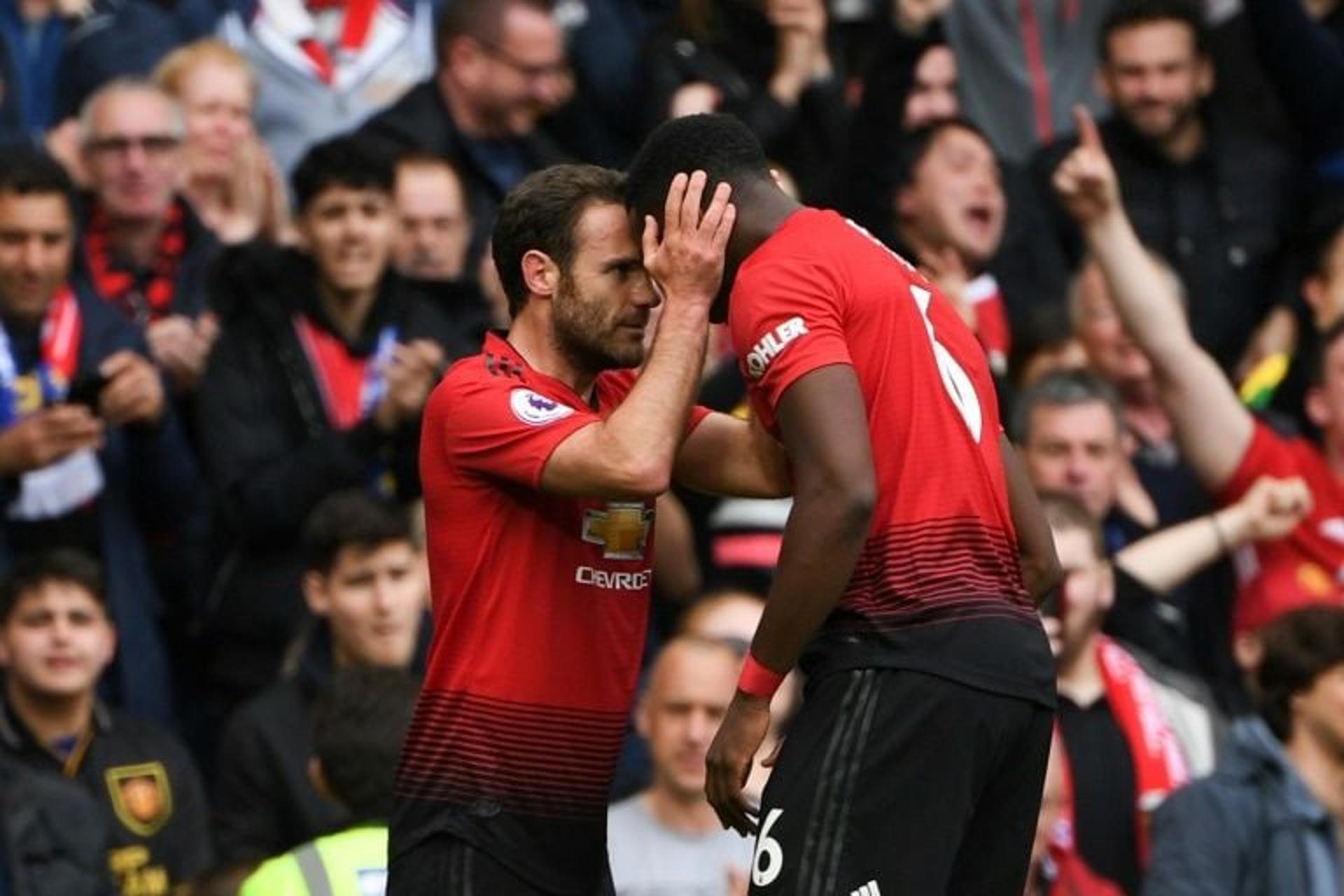 Juan Mata e Pogba