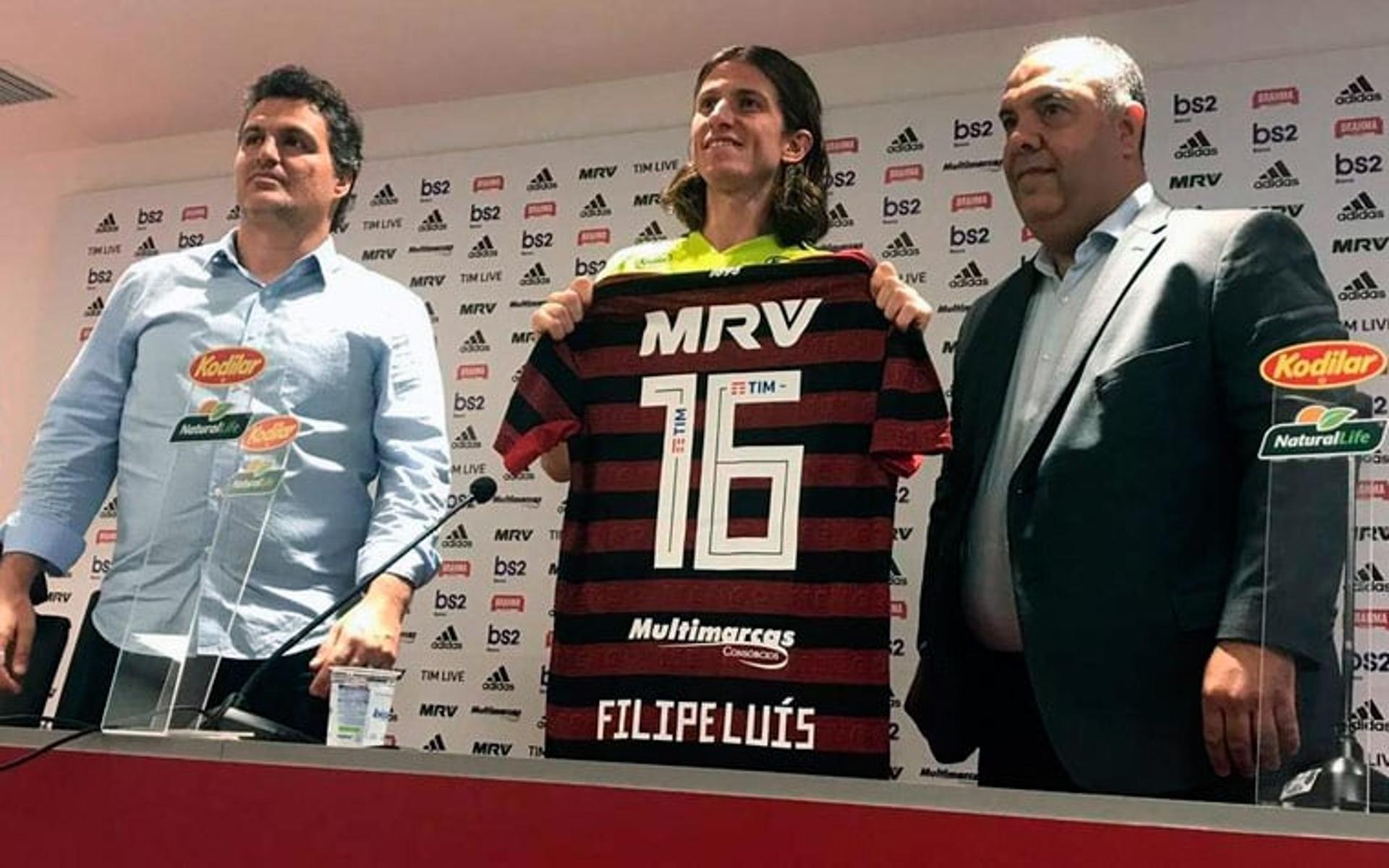 Filipe Luís - Coletiva Flamengo