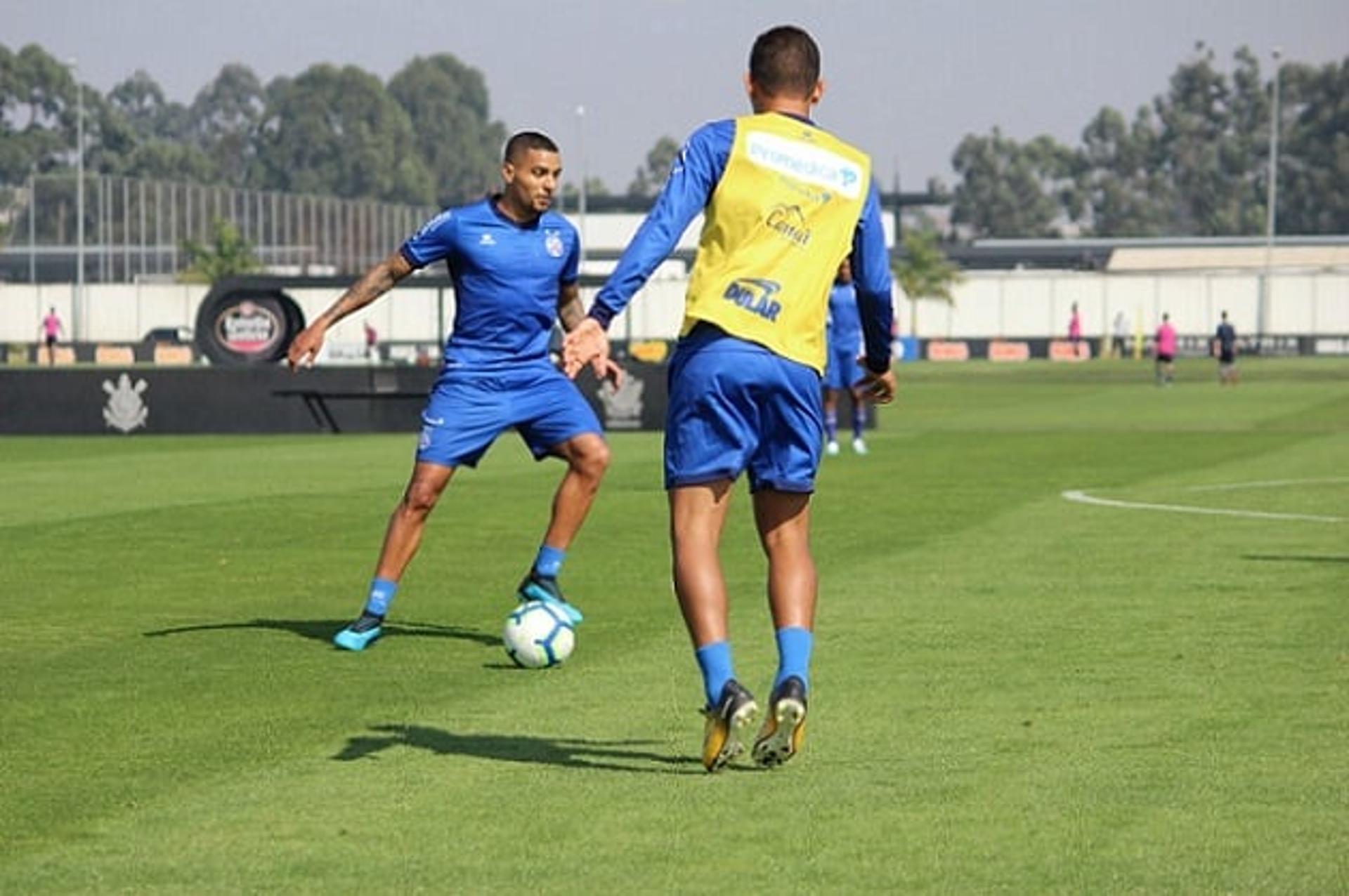 Treino do Bahia no CT do Corinthians