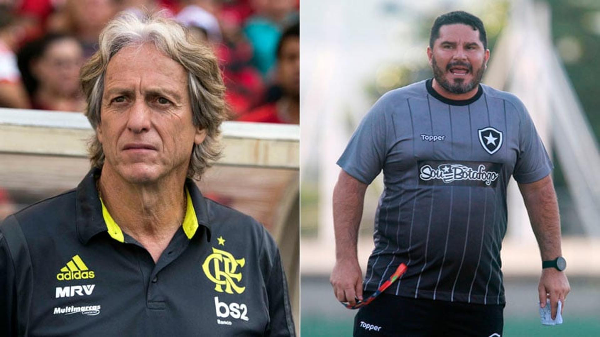 Montagem Jorge Jesus e Barroca