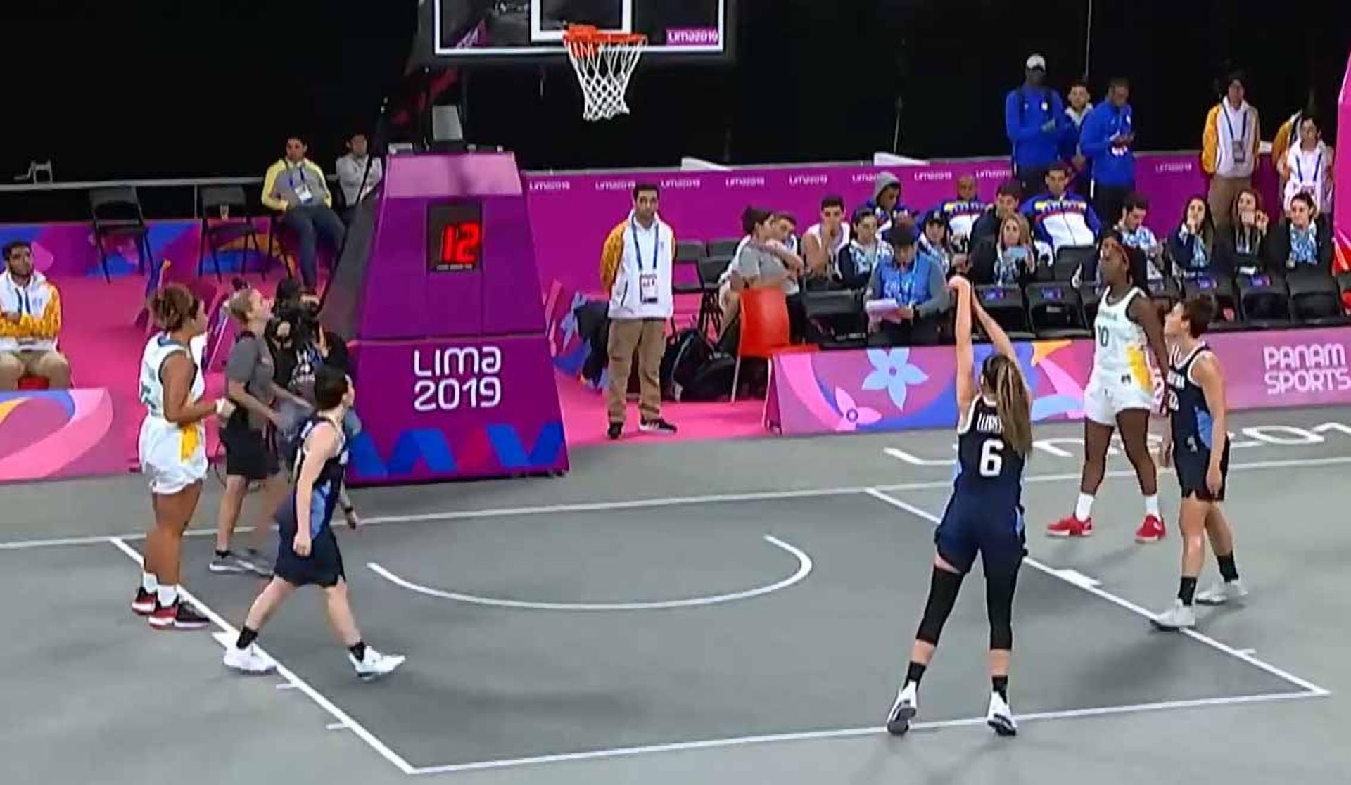 Brasil x Argentina - Basquete 3x3 Feminino - Pan Lima 2019