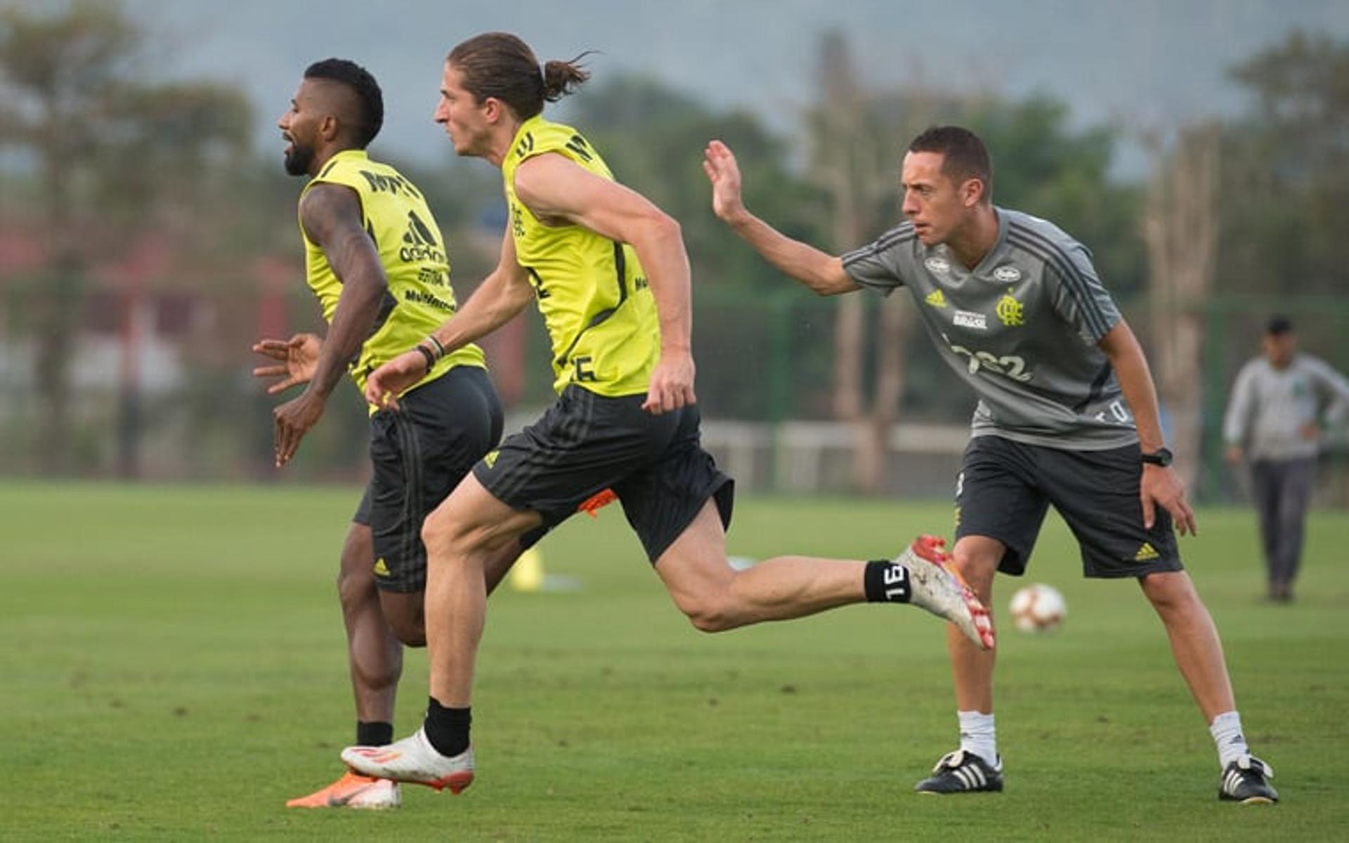 Filipe Luís - Treino Flamengo