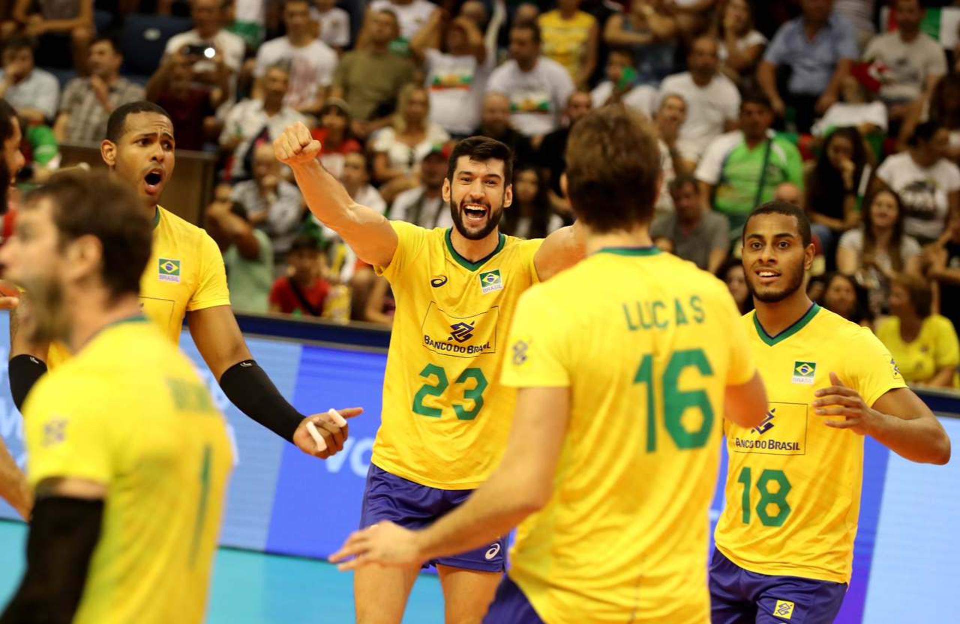 Volei masculino Brasil x Bulgária