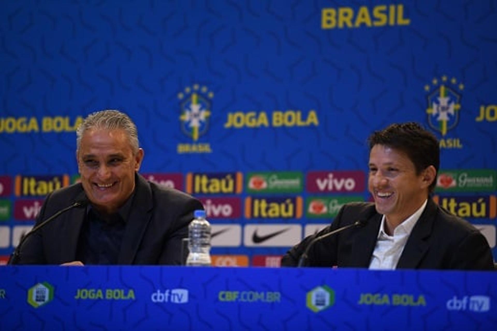 Convocação da Seleção - Tite e Juninho