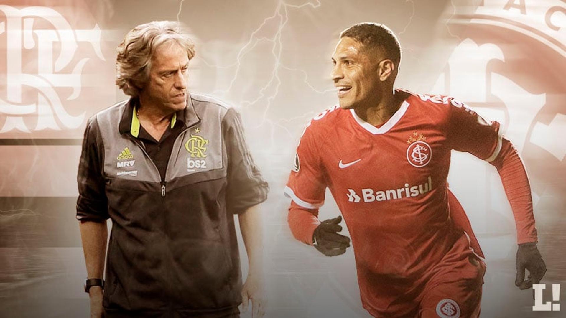 Arte Jorge Jesus e Guerrero