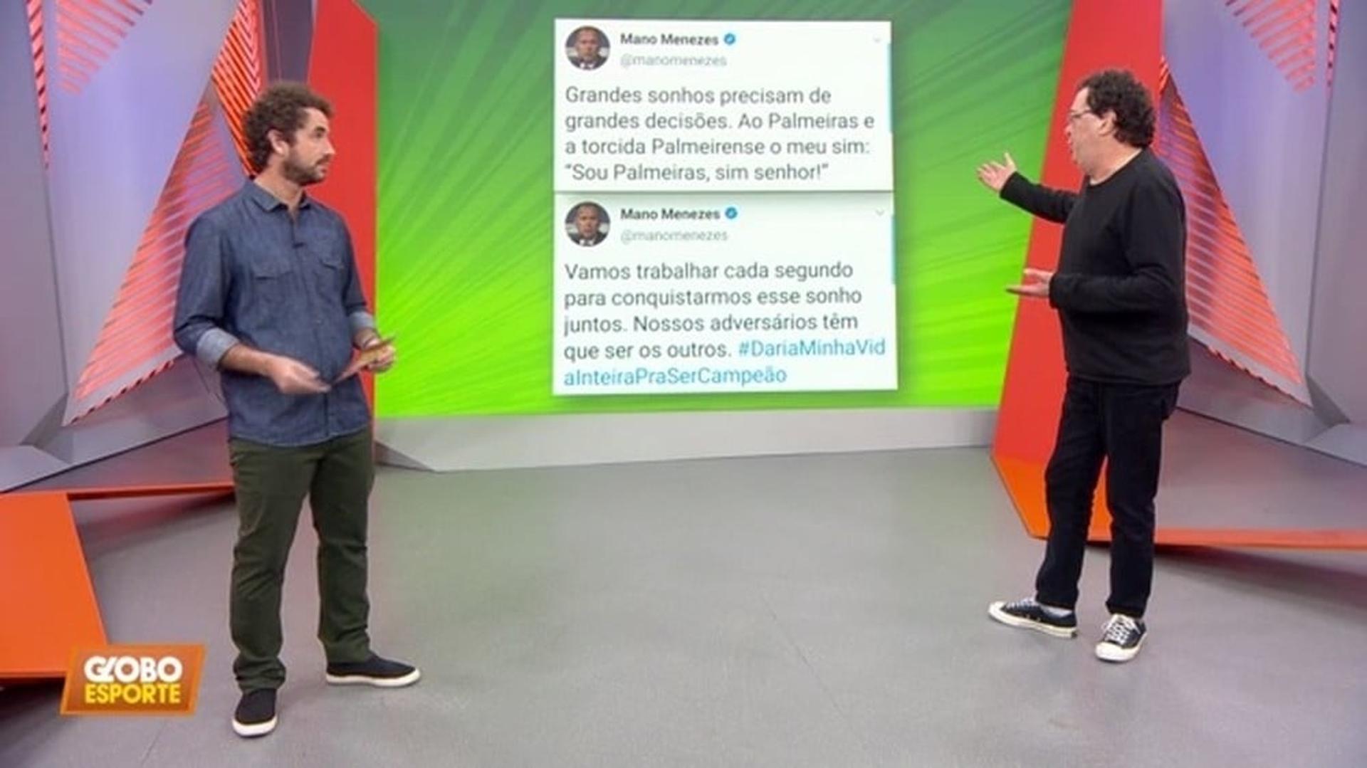 Casagrande comenta Mano no Palmeiras