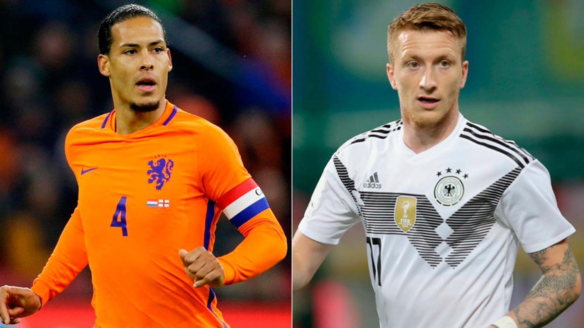 Montagem - Van Dijk e Reus