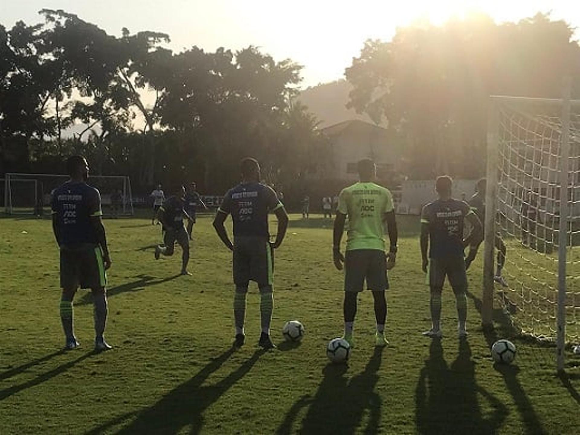 Treino do Vasco nesta terça-feira, no CT do Almirante