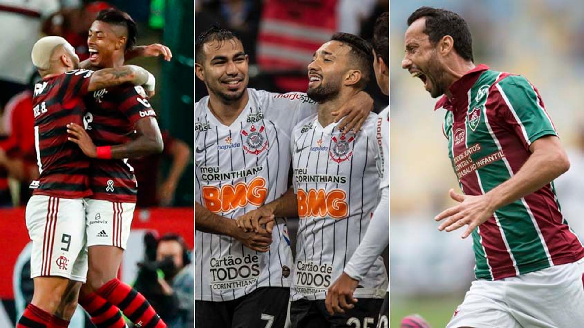 O Brasileirão está no começo do segundo turno, mas as probabilidades já estão tomando conta dos times da competição. O Flamengo está com mais de 60% de chances de título, enquanto Corinthians viu aumentar de 1% para 3% a chance de ser campeão após bater a Chapecoense, na quarta-feira. Veja, a seguir, as chances para cada equipe de título, G4 e rebaixamento,&nbsp;com base nos dados do site Infobola, do matemático Tristão Garcia. Cada clube tem 22 jogos já realizados.