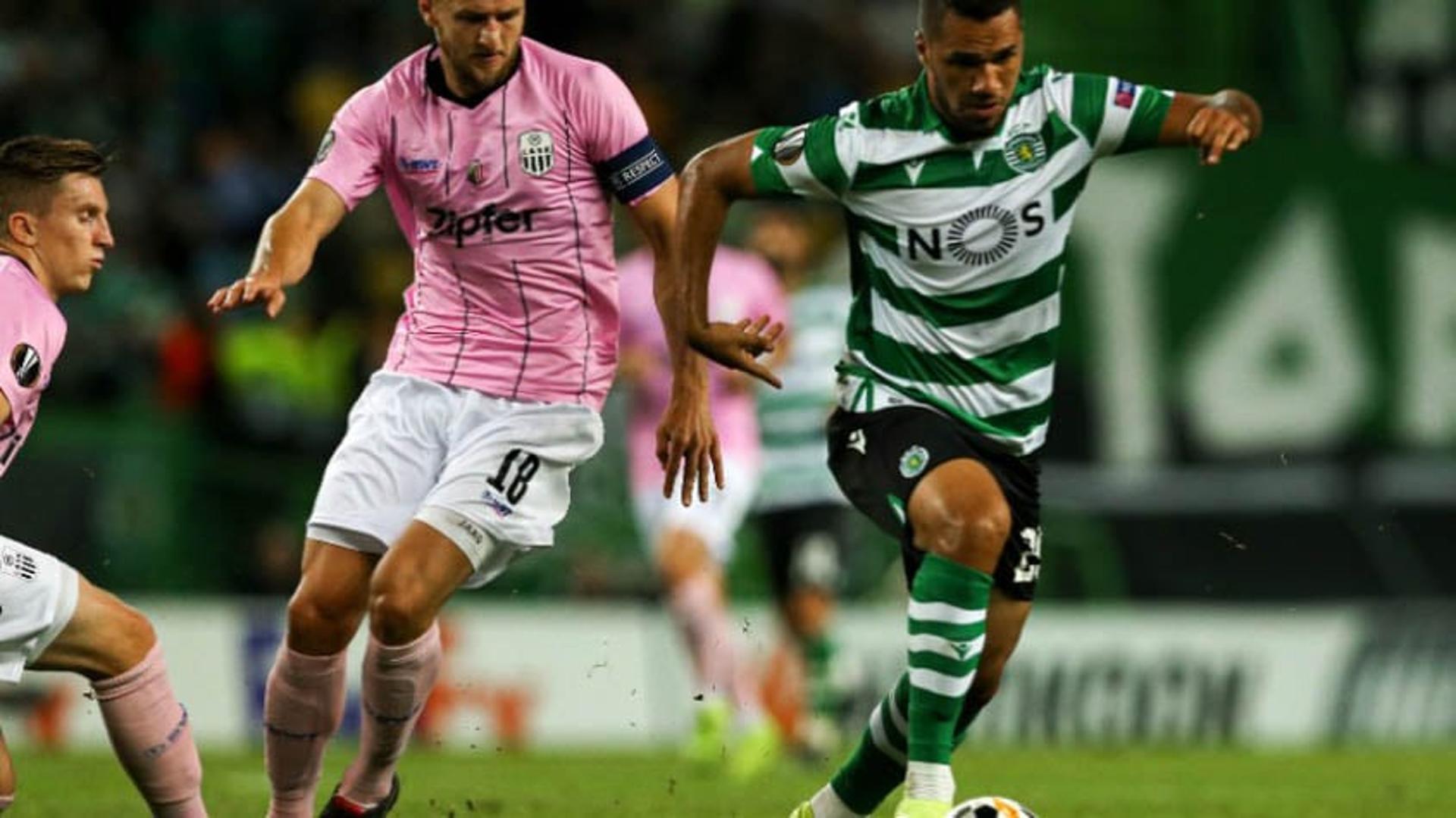 Com gol e assistência, Luiz Phellype brilha em vitória do Sporting pela Liga Europa