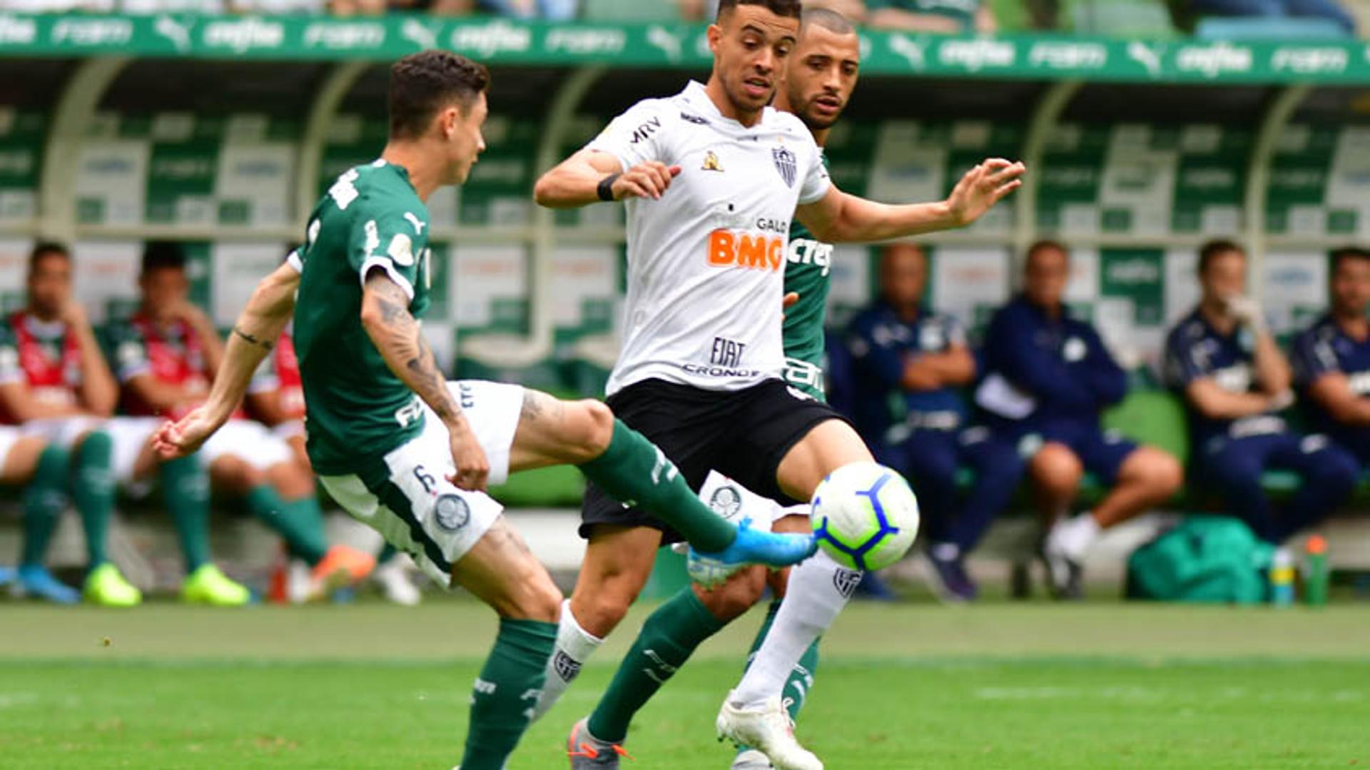 Confira a seguir a galeria especial do LANCE! com as imagens do empate entre Palmeiras e Atlético-MG