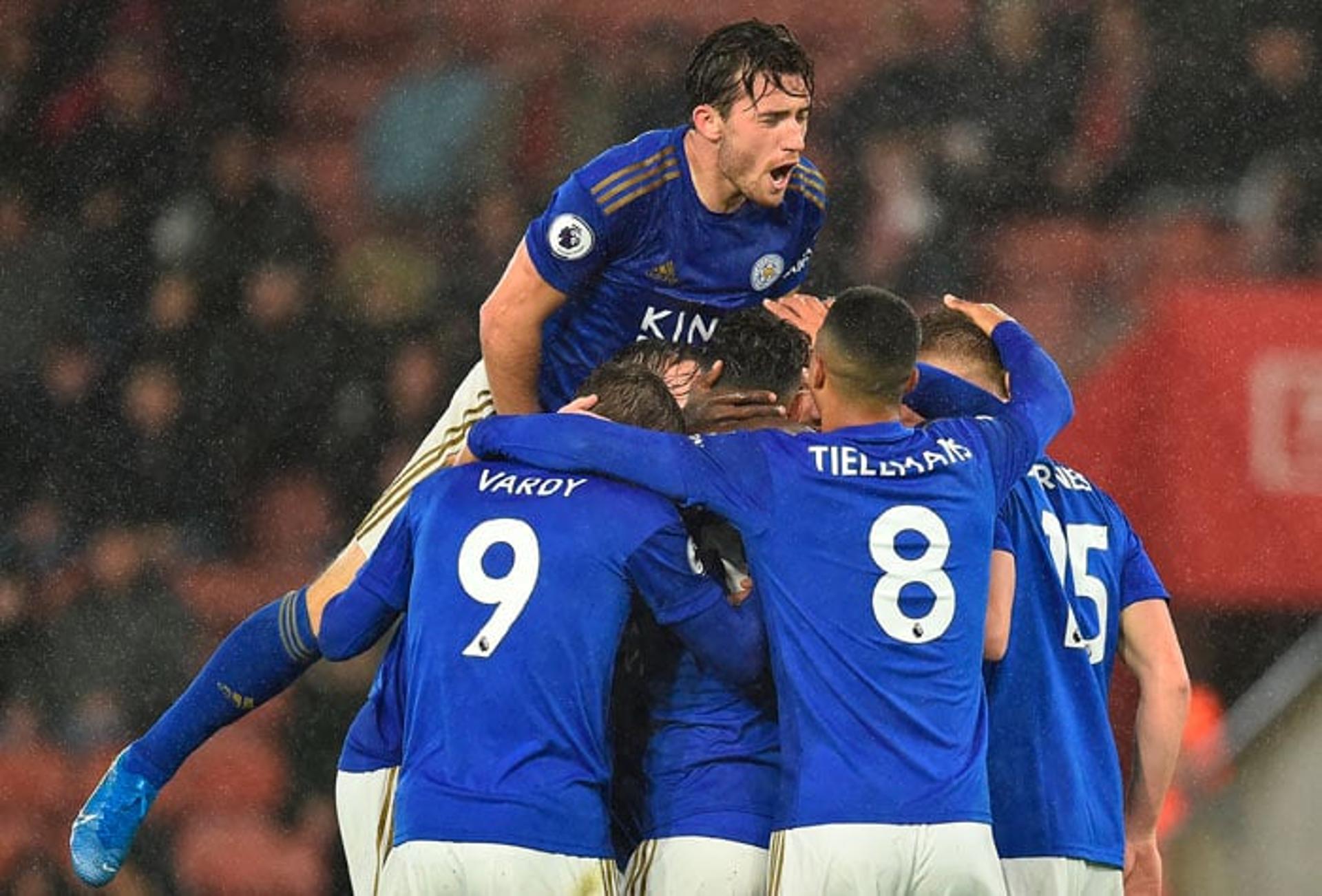 Southampton x Leicester City - Comemoração