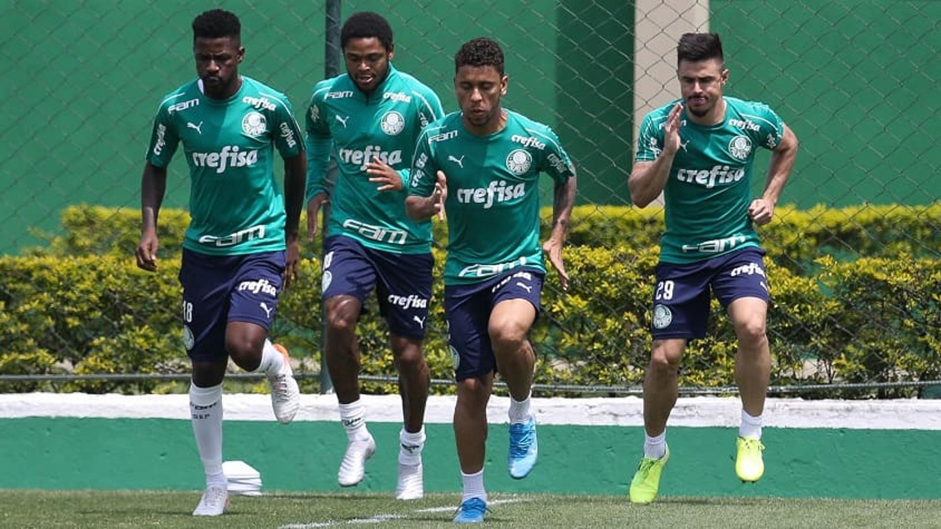 Ramires, Marcos Rocha, Luiz Adriano e Willian - Palmeiras