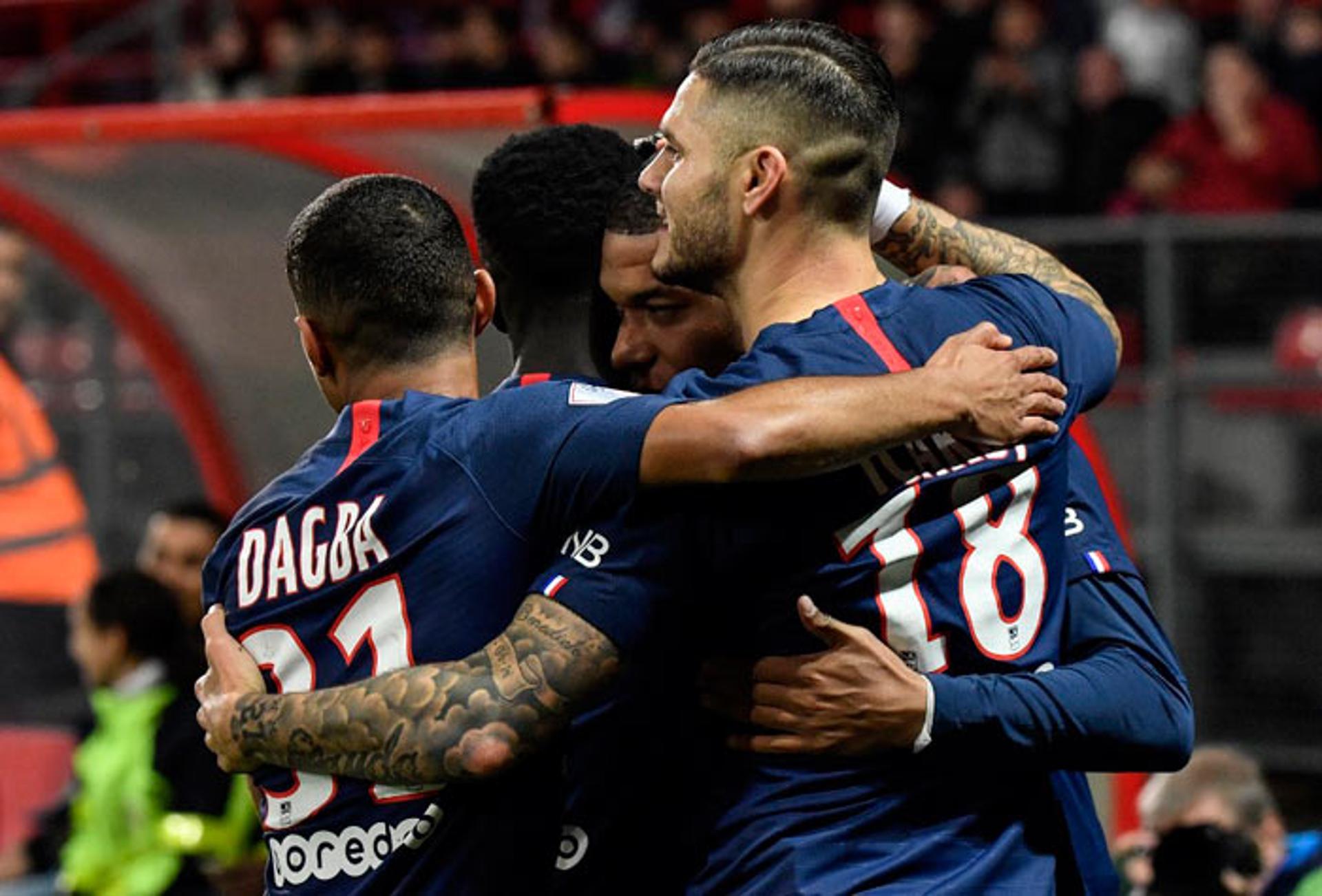 Dijon x PSG - Comemoração