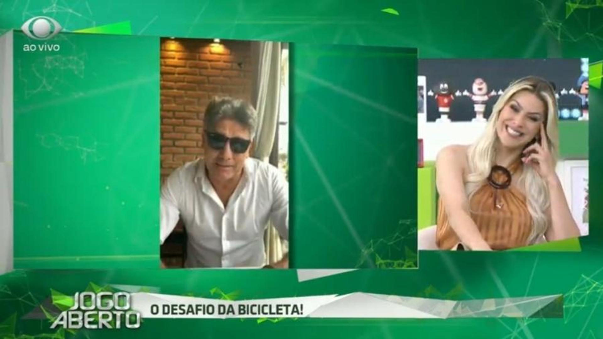 Renato Gaúcho e Renata Fan