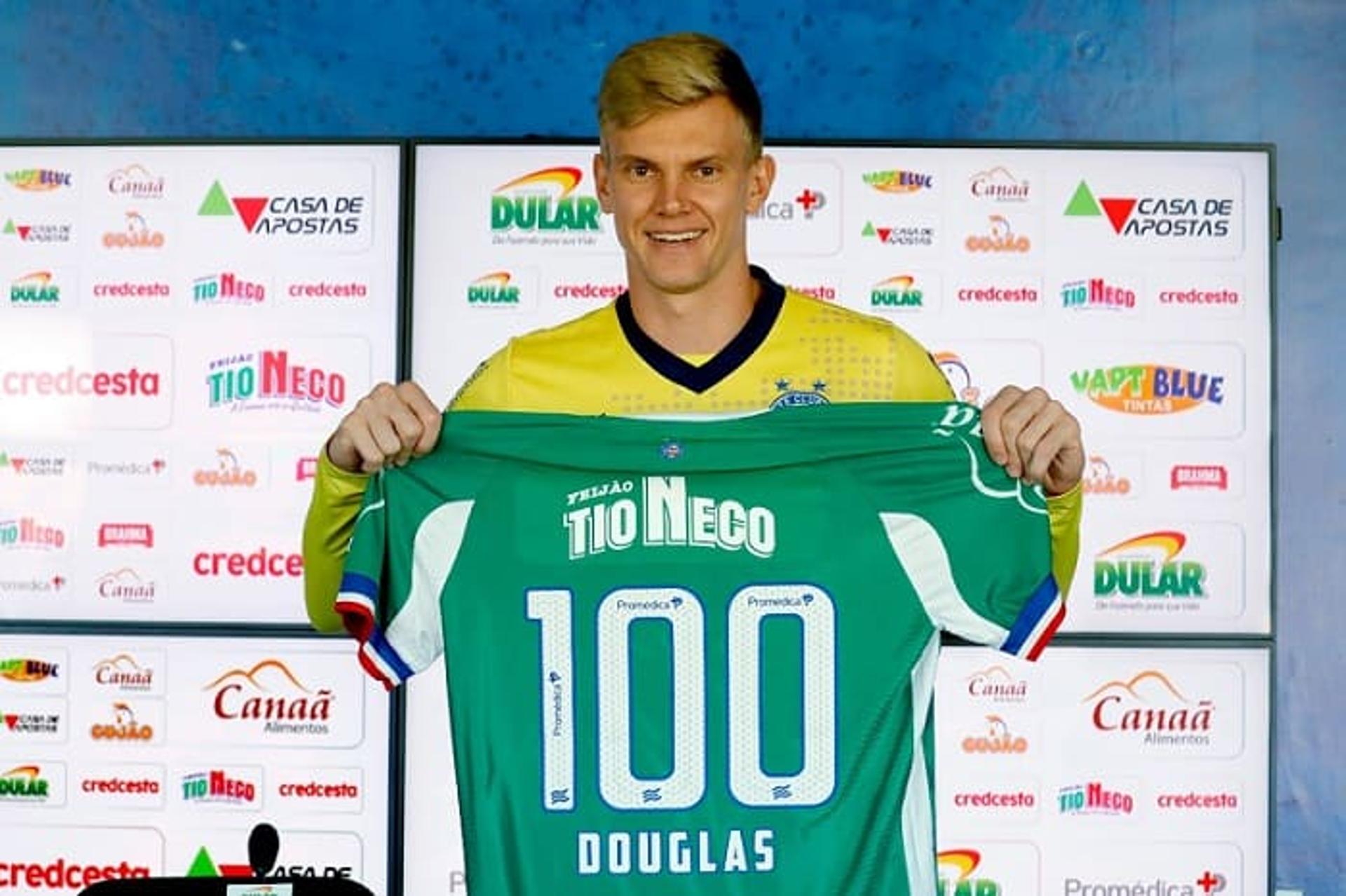 Camisa de 100 jogos de Douglas Friedrich no Bahia