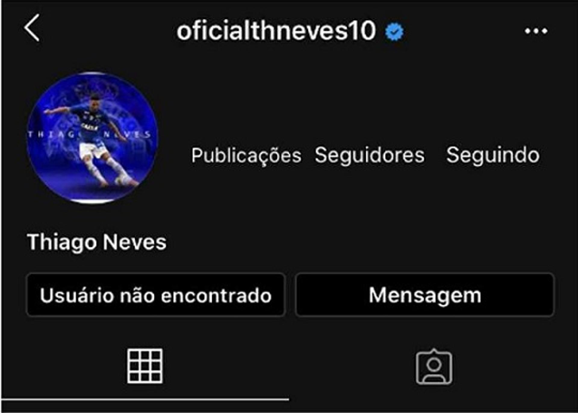 Thiago deve ter ouvido seu staff e deixou as redes sociais para evitar mais exposição negativa