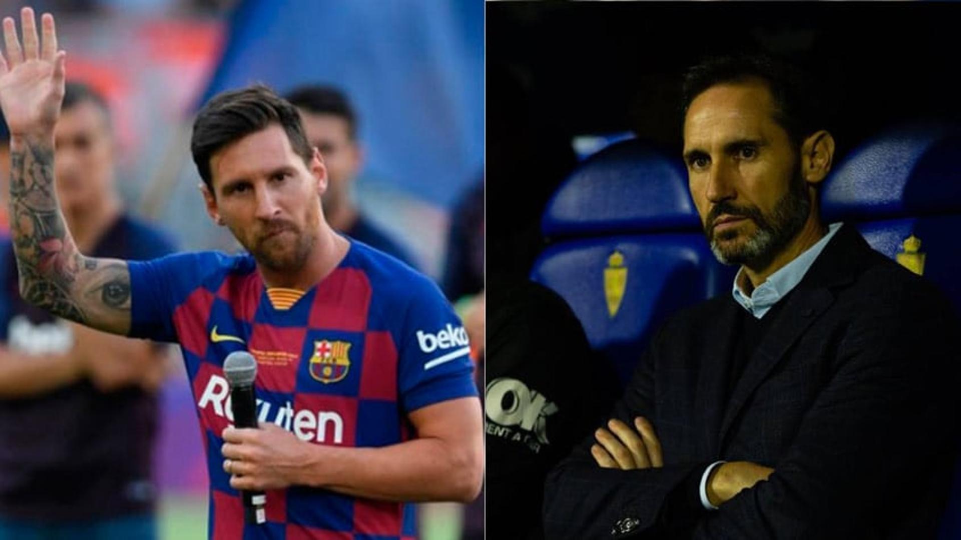 Montagem - Messi x Vicente