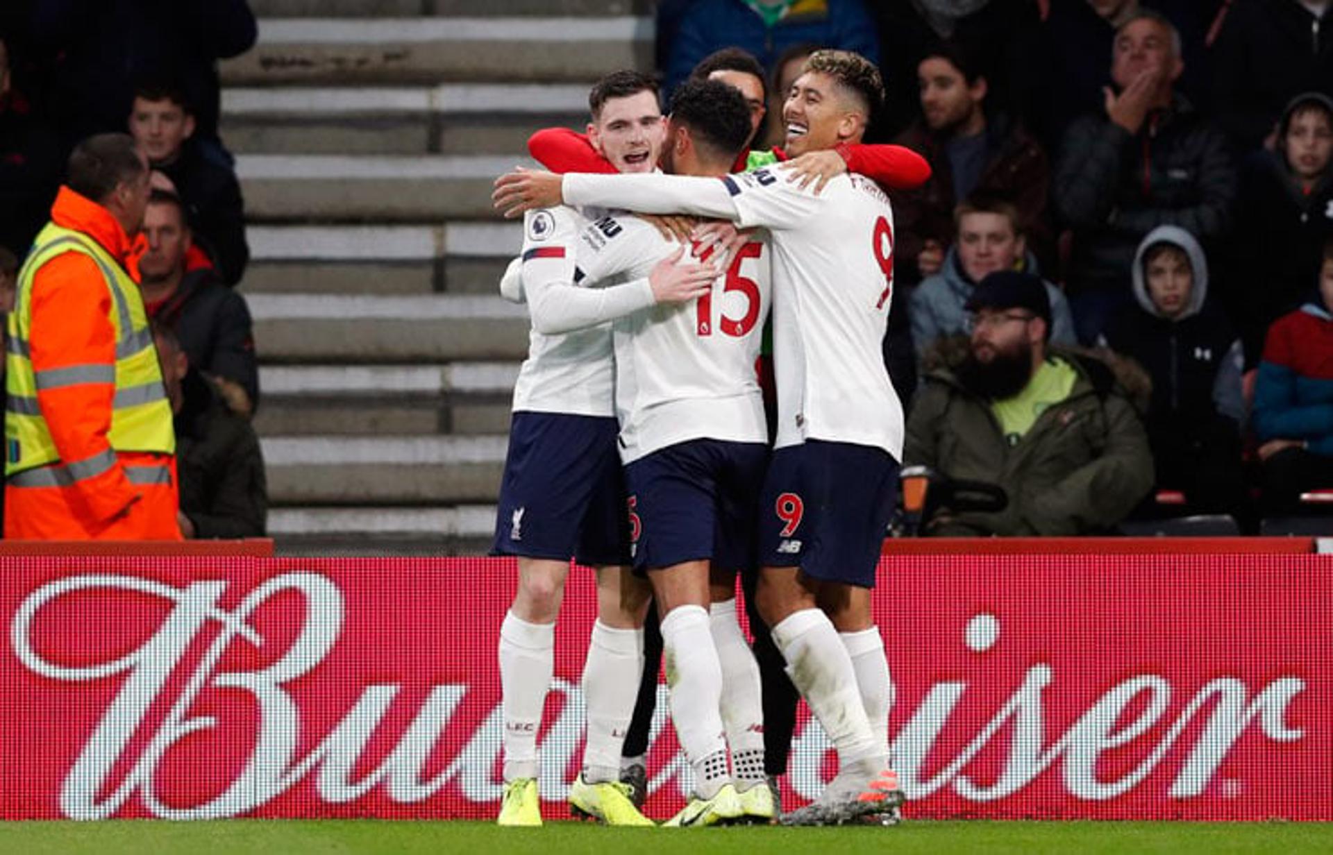 Bournemouth x Liverpool - Comemoração