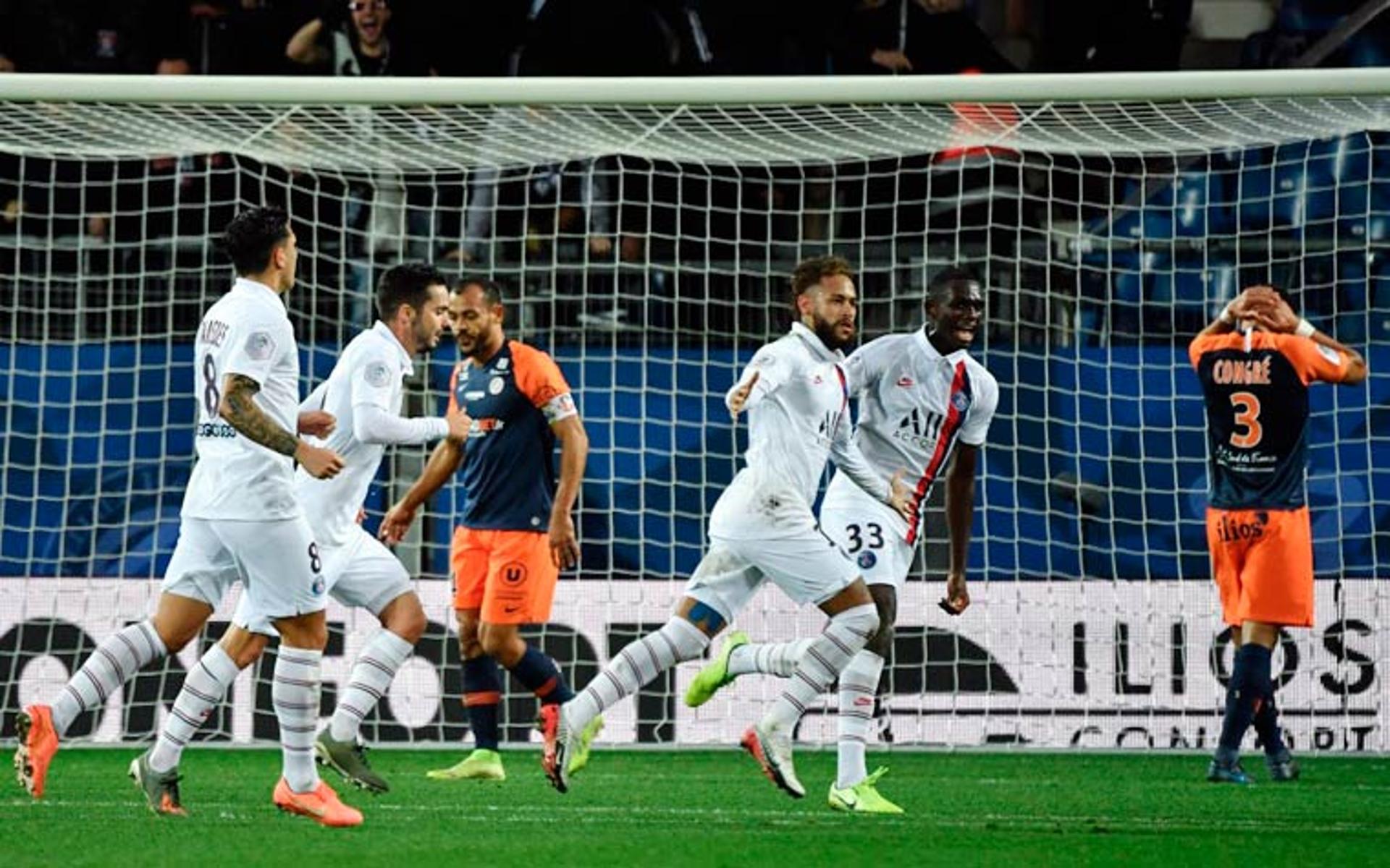 Montpellier x PSG - Comemoração