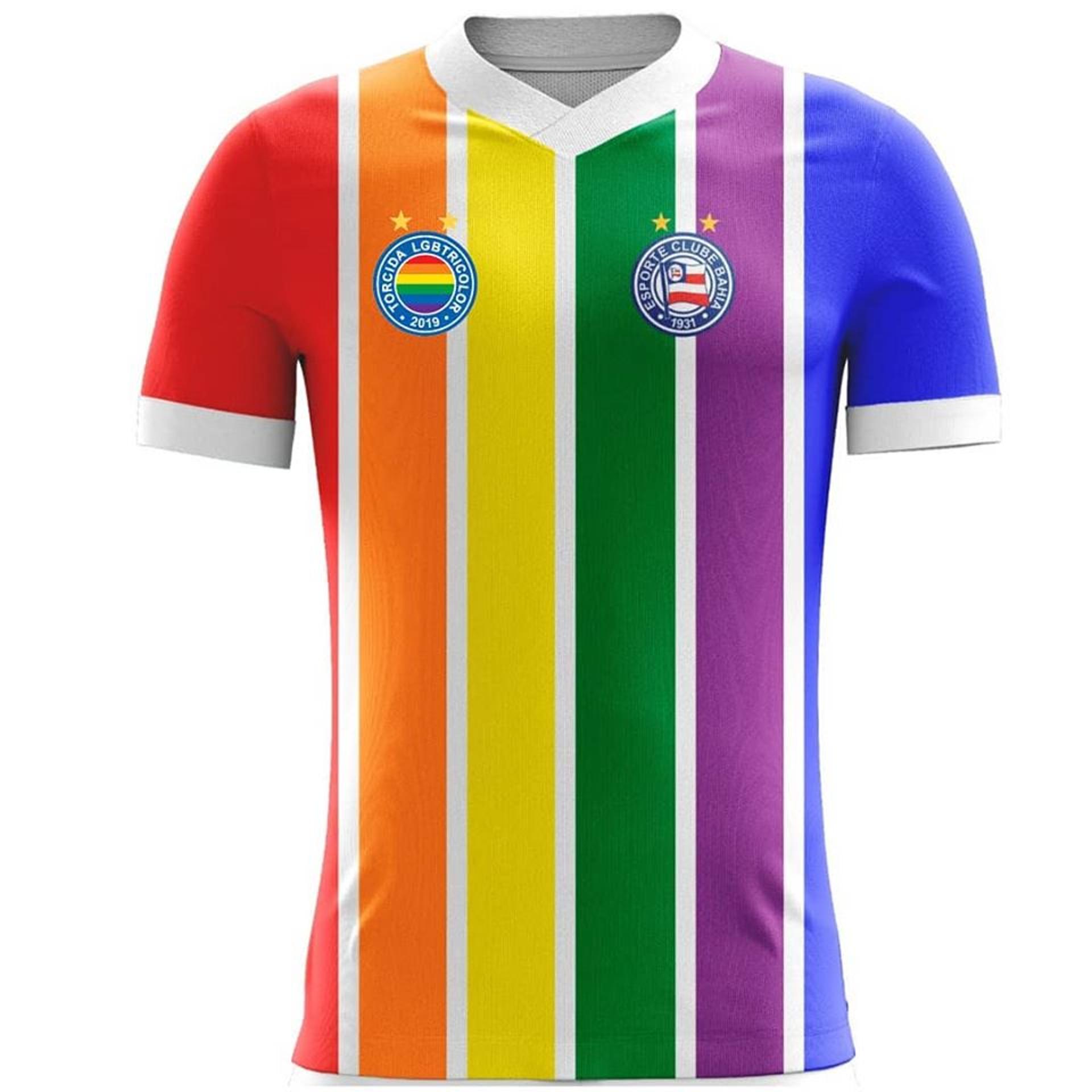 Nova camisa da LGBTricolor