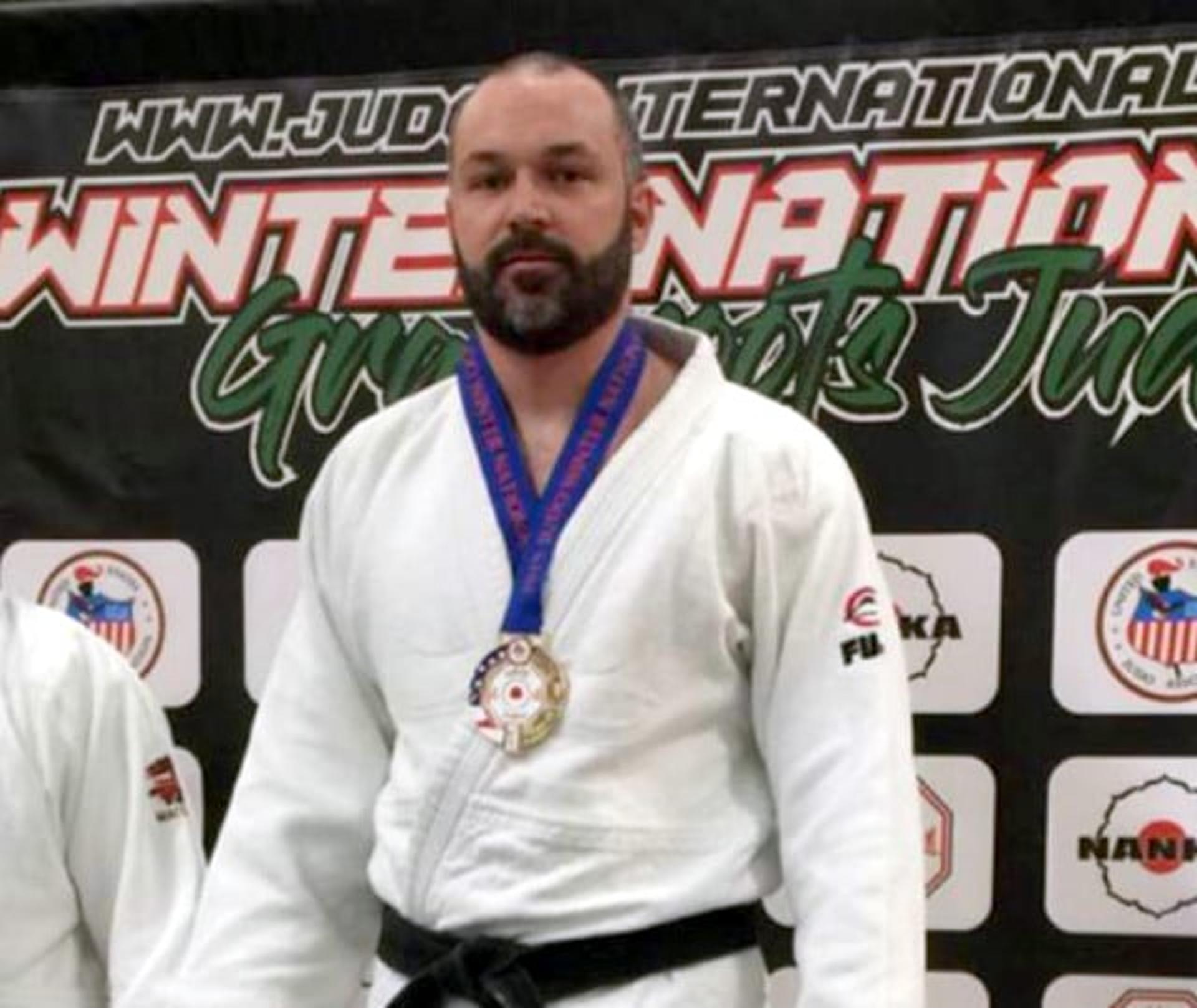 Leandro Lorenço conquistou o tricampeonato no nacional de Judô nos EUA (foto: arquivo pessoal)