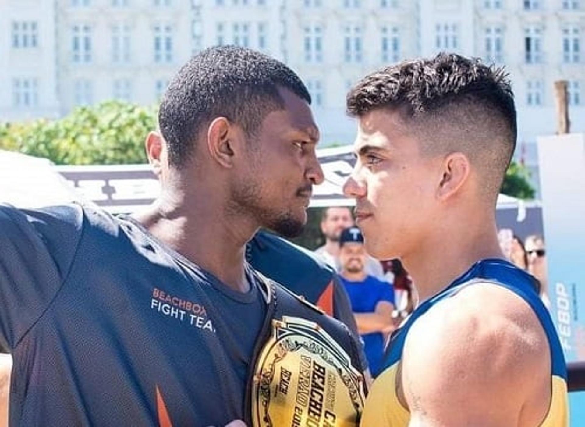 Juscelino e Roldan vão fazer a superluta internacional pela disputa de cinturão em Ipanema (Foto: Divulgação/FEBOP-RJ)