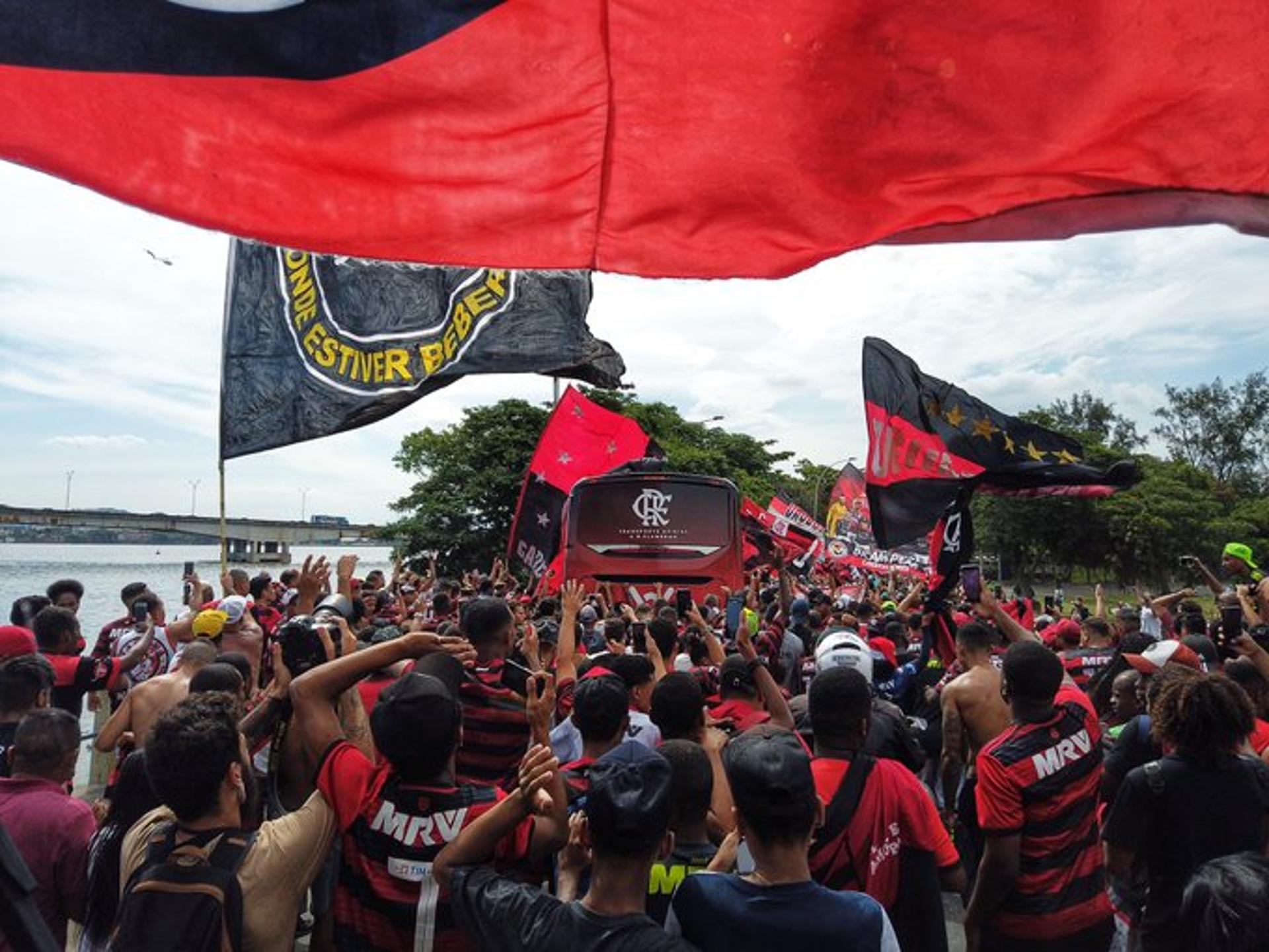 Torcida do Flamengo - Galeão