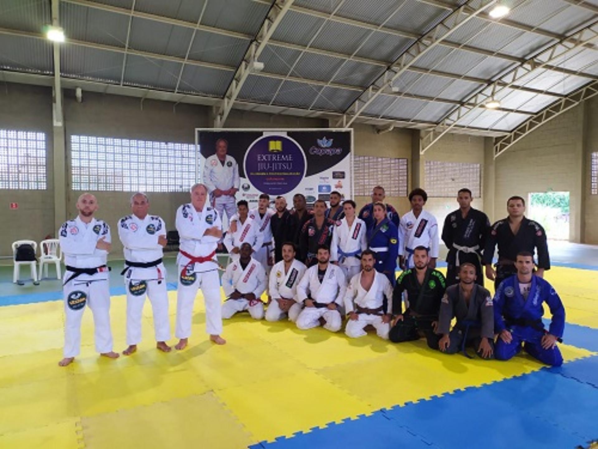 Seminário em Pádua aconteceu nesta semana para divulgar o Jiu-Jitsu (Foto divulgação)