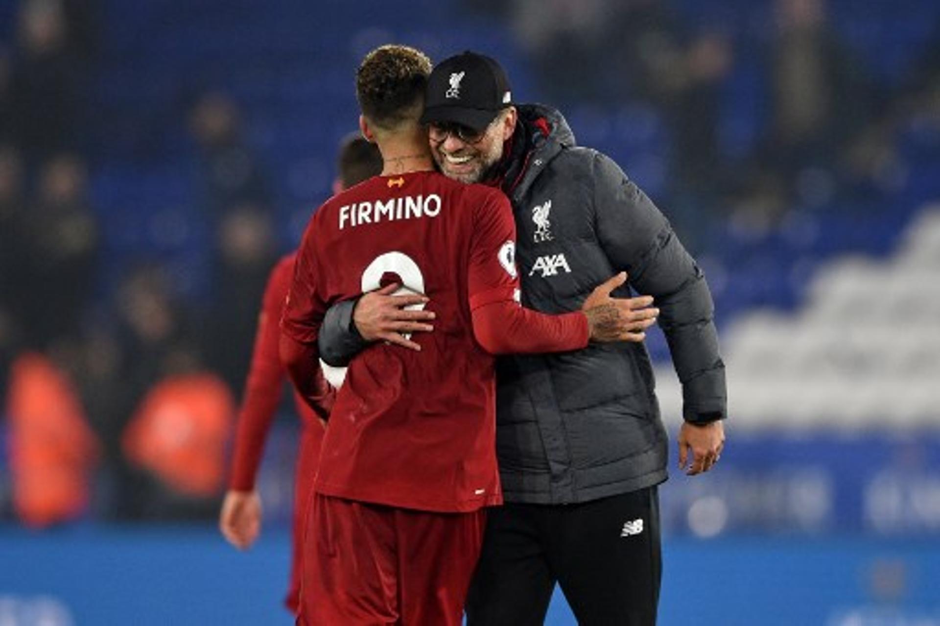 Firmino e Klopp