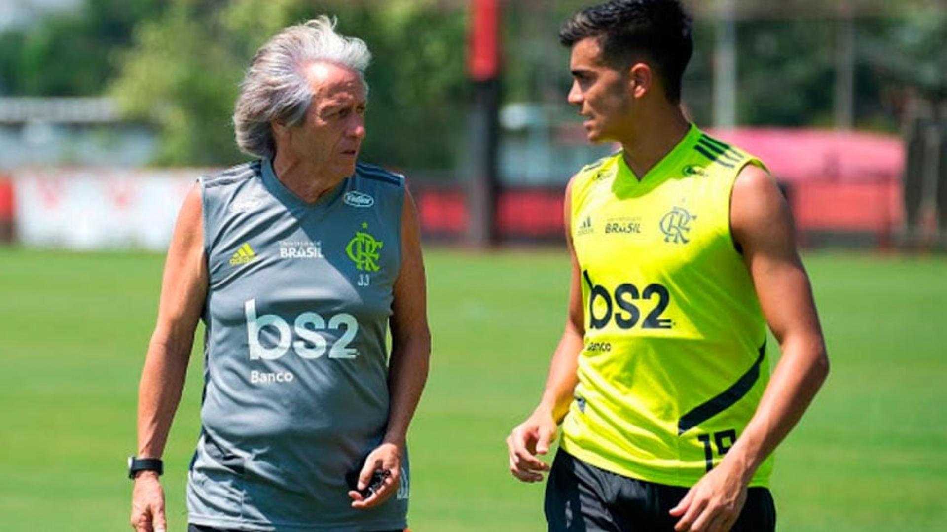 Reinier e Jorge Jesus