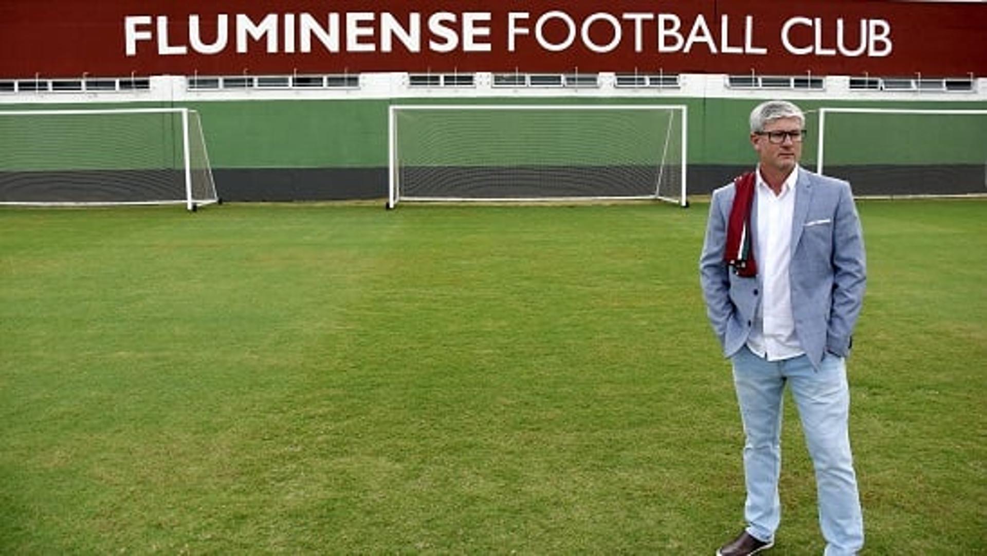 Odair Hellmann no CT do Fluminense